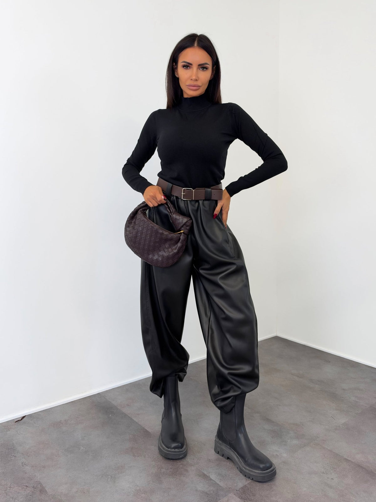 Dolcevita Collo Alto - Nero - SAINTH