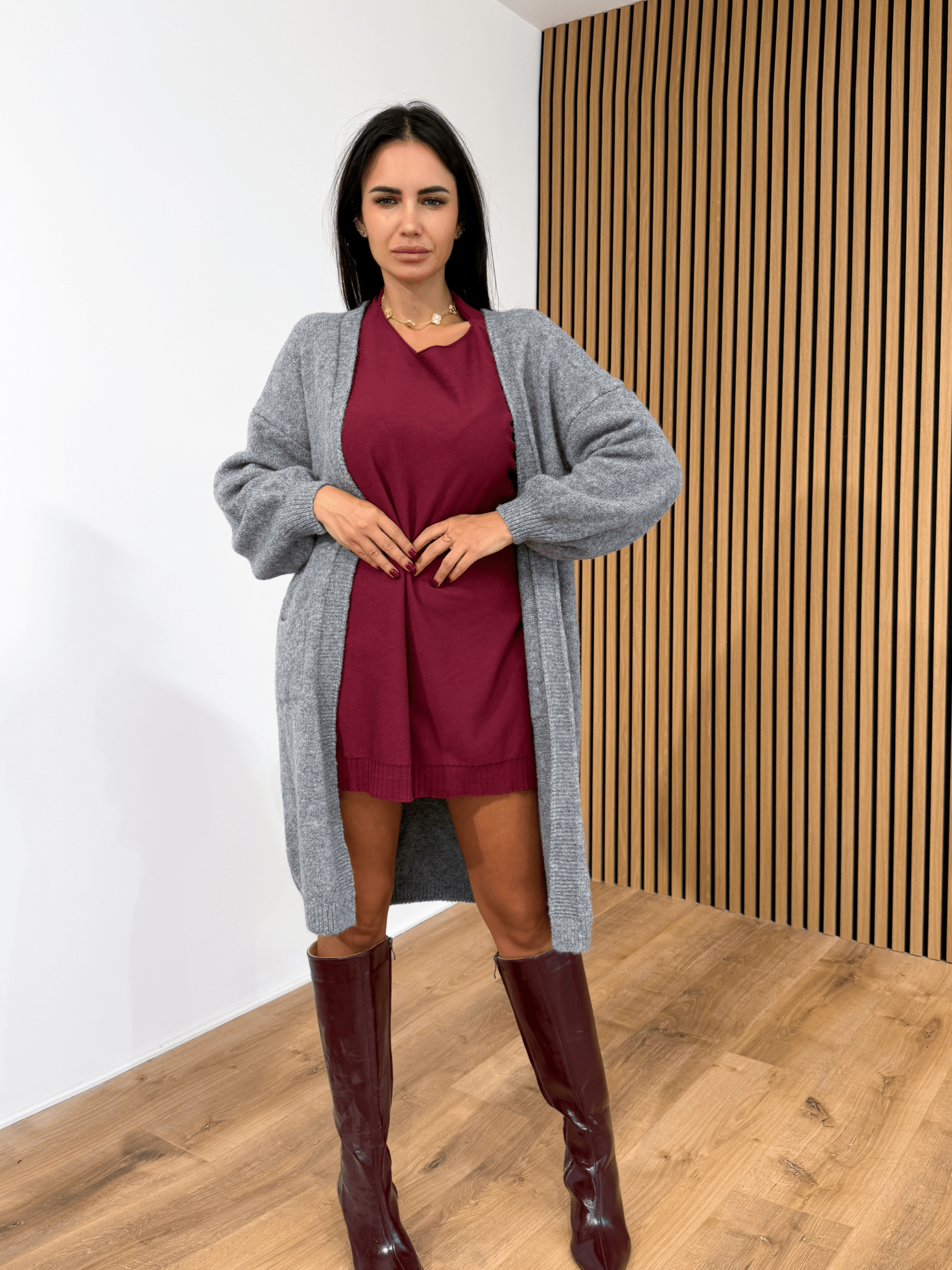 Pull Abito Kiss - Bordeaux - SAINTH