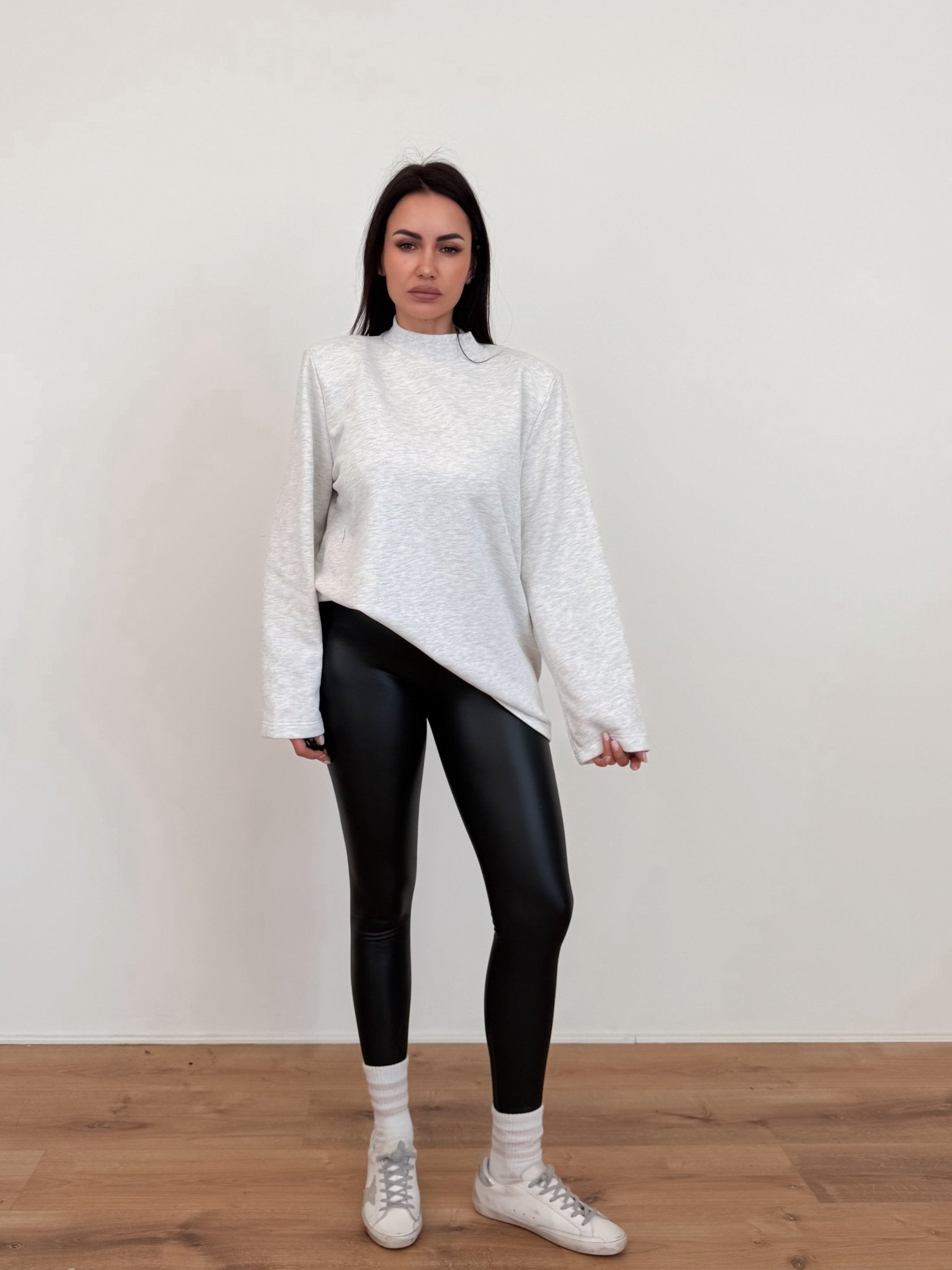 Felpa Maxi Spalla - Grigia - SAINTH