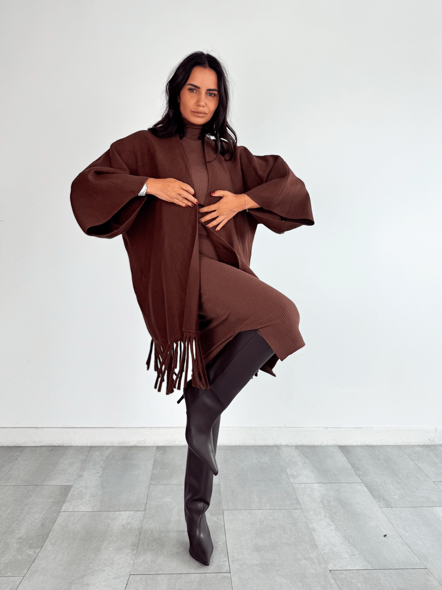 Abito Pull Tender - Marrone - SAINTH