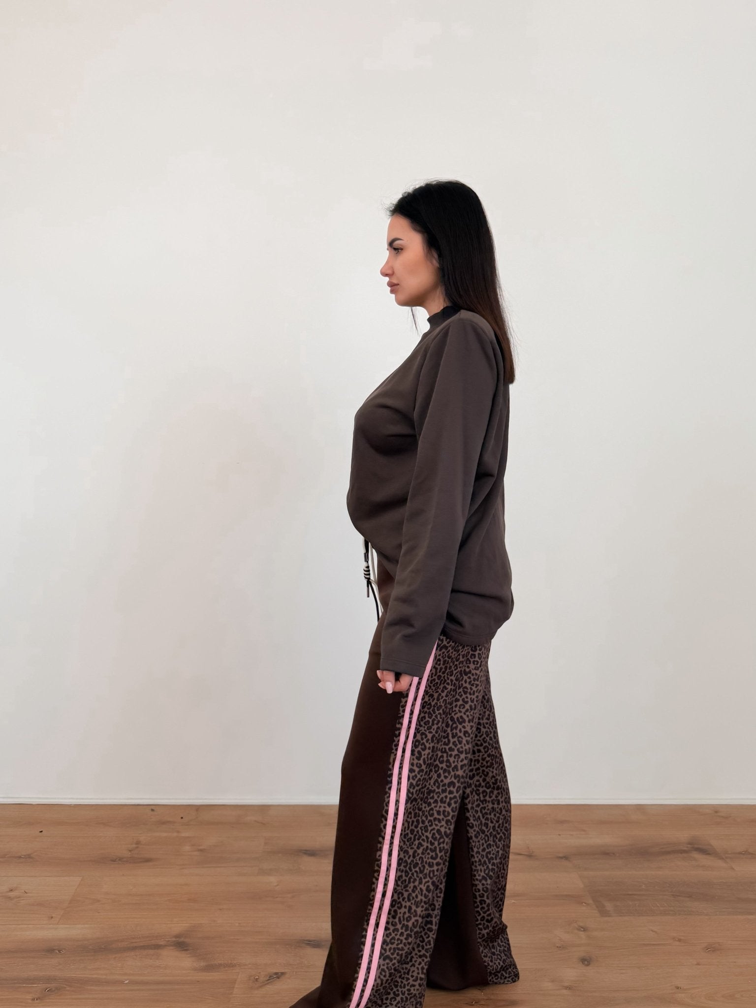 Pantalone Combo - Leo Righe Rosa - SAINTH