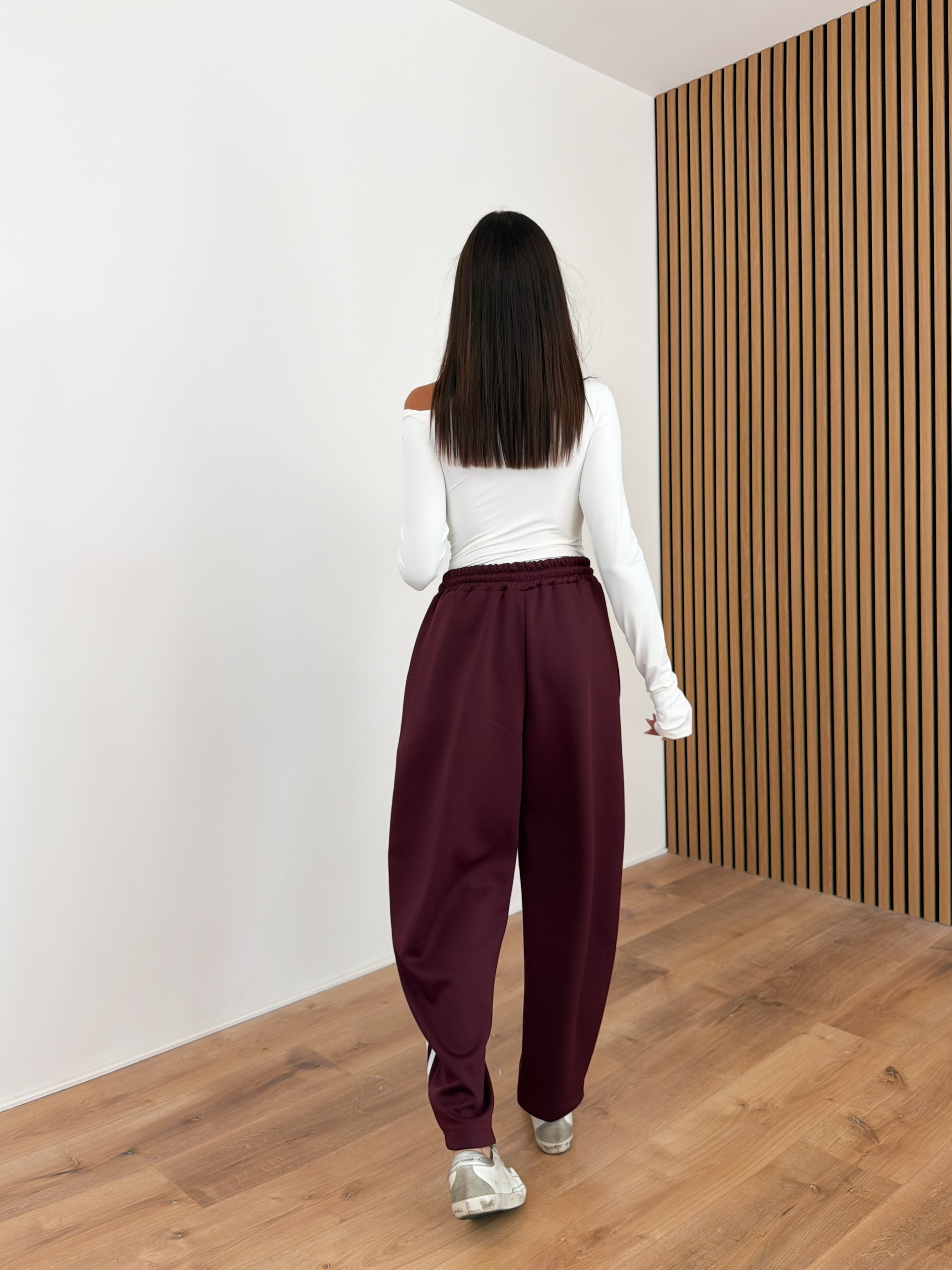 Pantalone Tuta Essential - Bordeaux