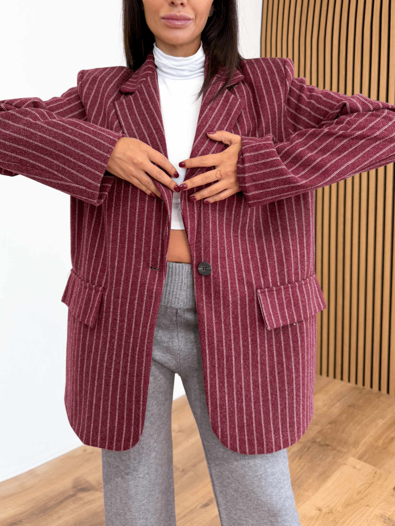 Dolcevita Crop Collo Alto - Bianco - SAINTH