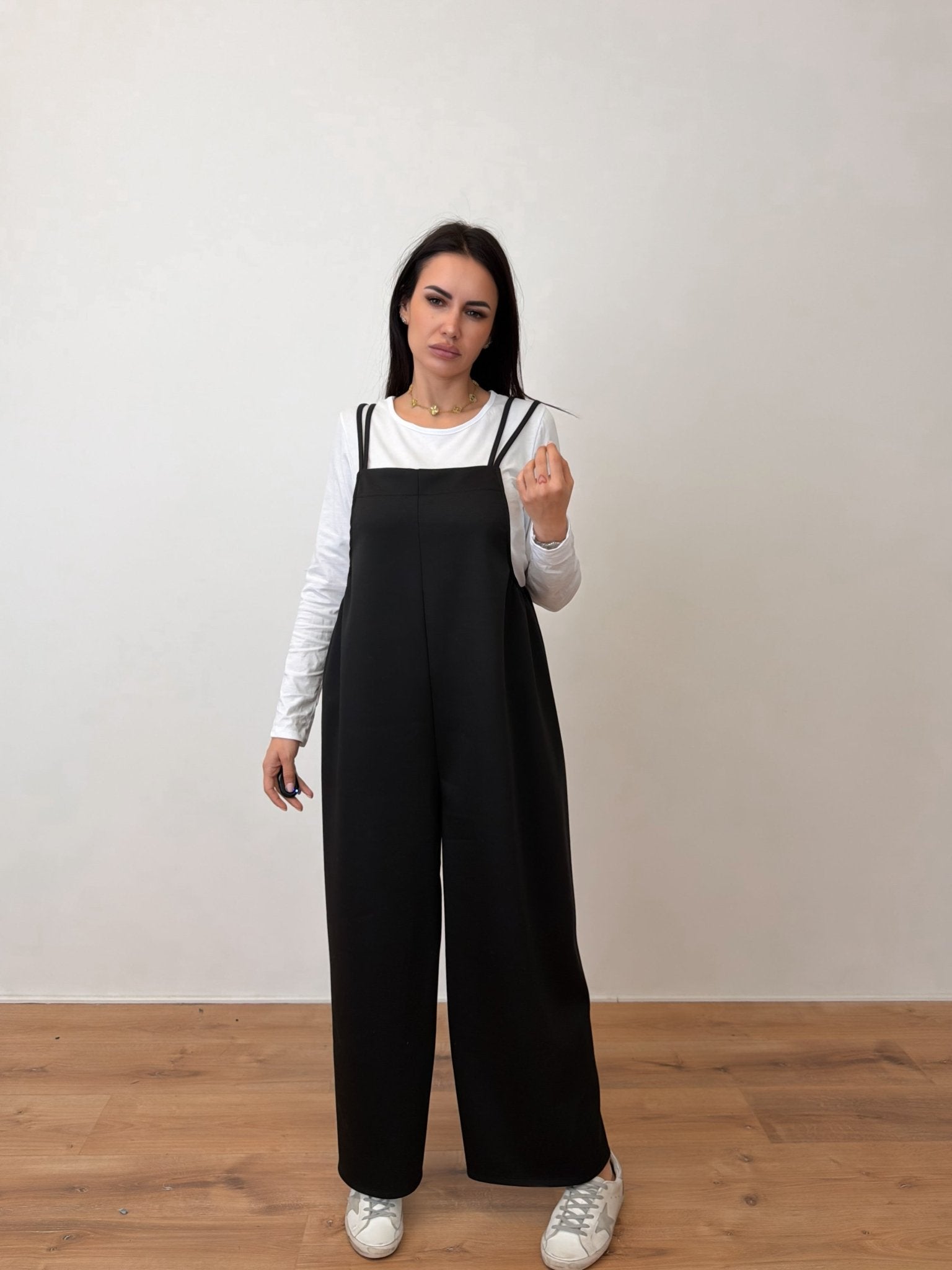 Salopette + Maglietta - Nero - SAINTH