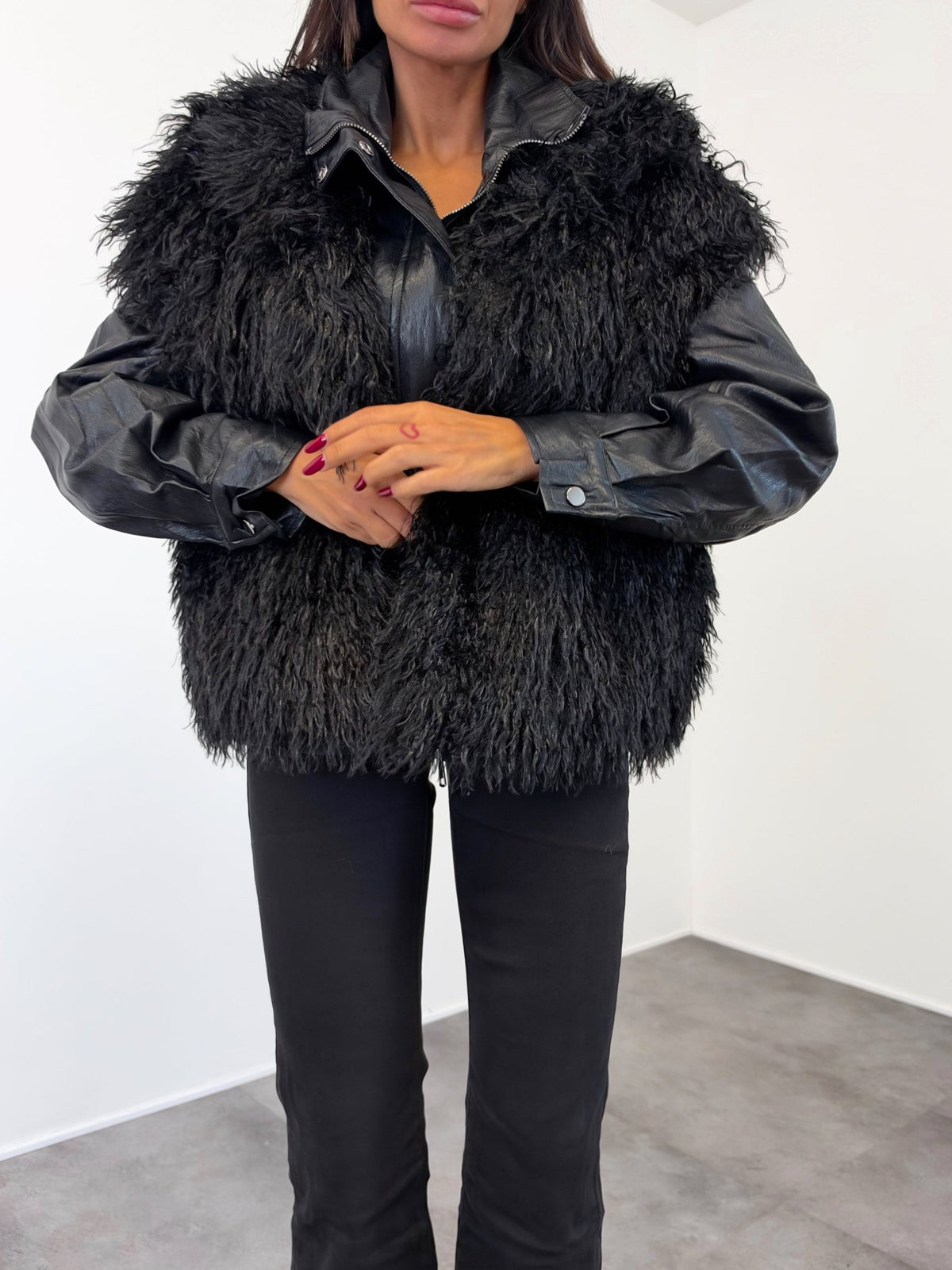 Biker + Gilet Cortina - Nera - SAINTH