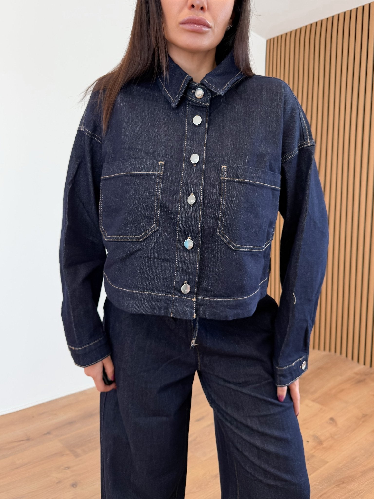 Giacca JF373 - Denim Scuro - SAINTH