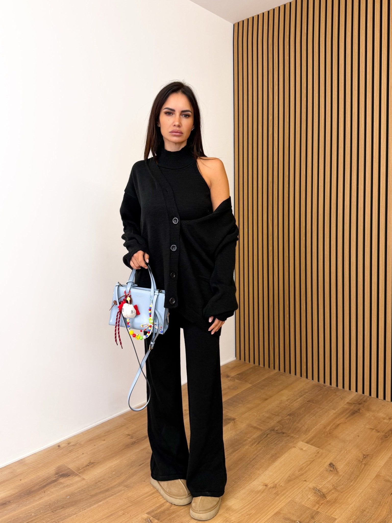 Coordinato Tris Cromby - Nero - SAINTH