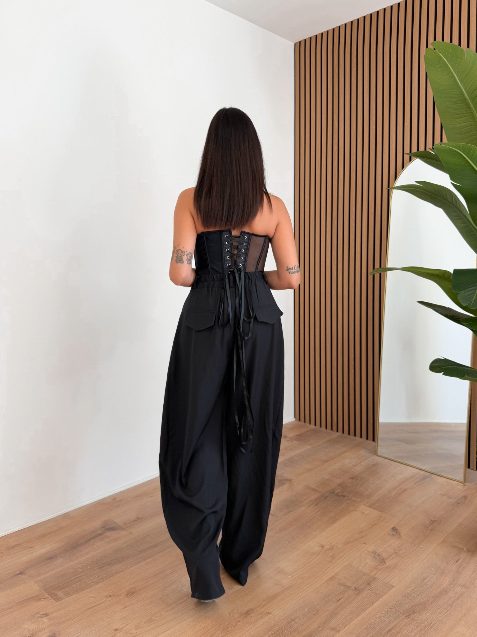 Pantalone Stiletto - Nero - SAINTH