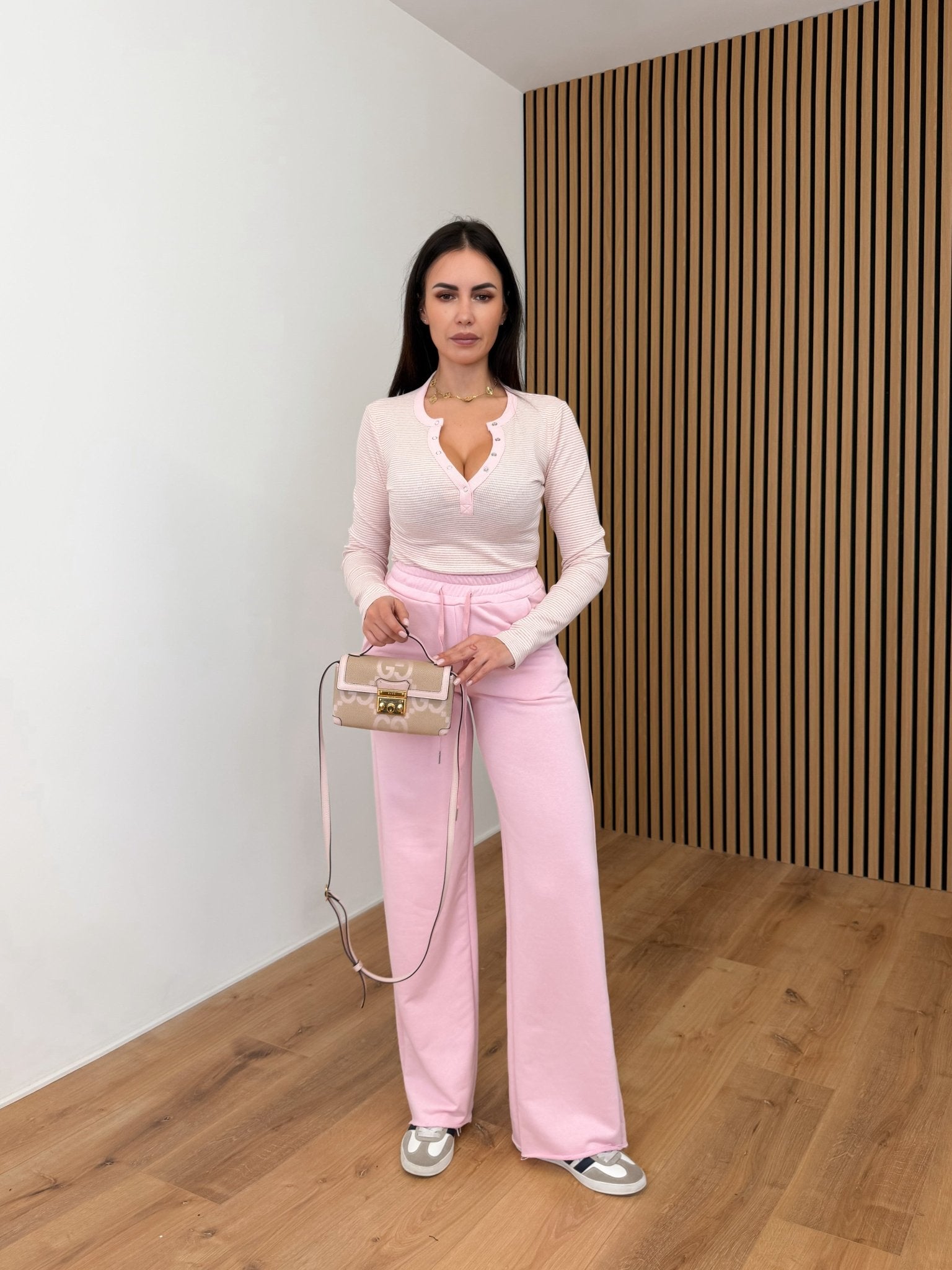 Pantalone Tuta Palazzo - Rosa - SAINTH