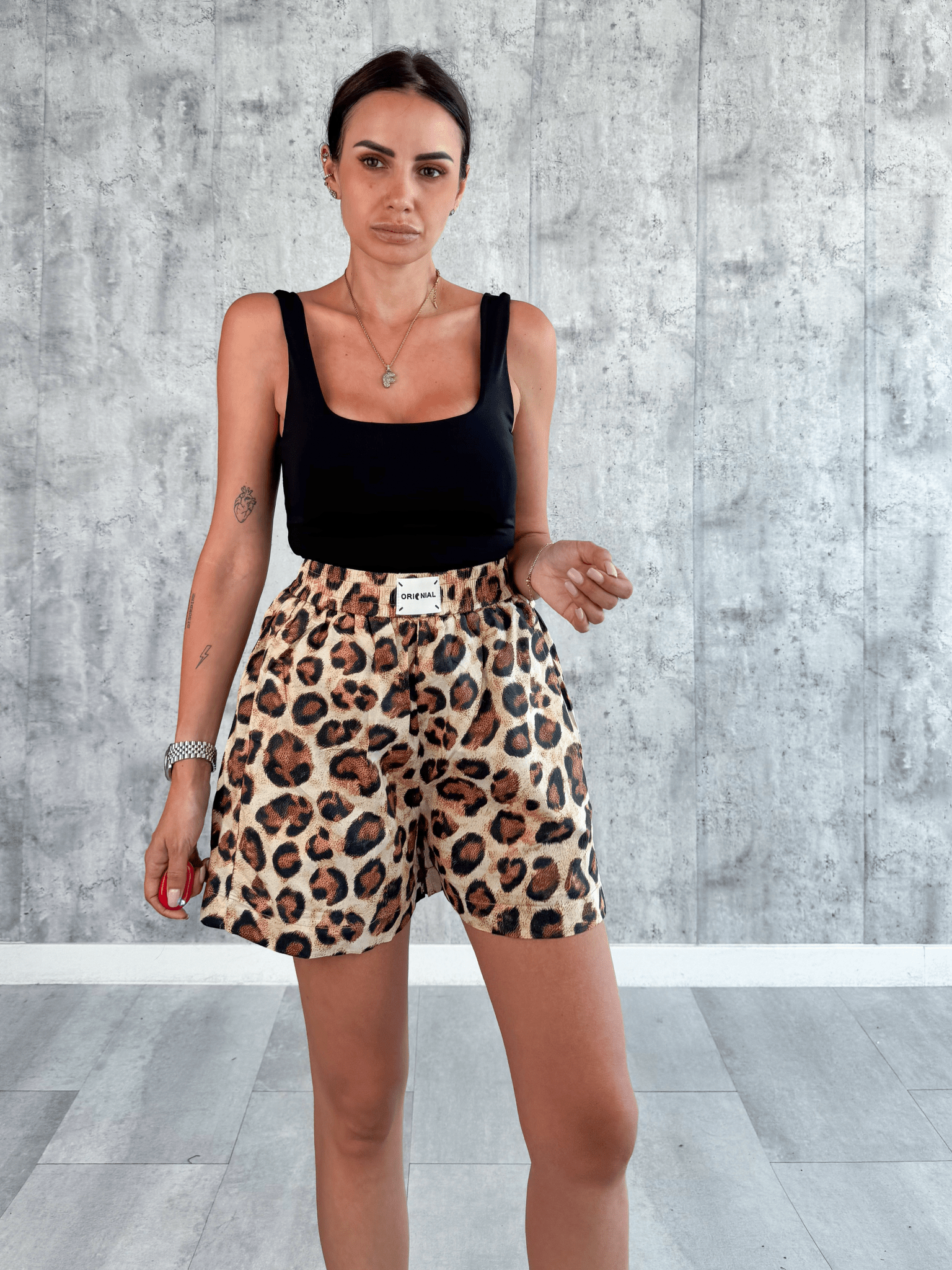 Pantaloncino Action Leo - Marrone - SAINTH