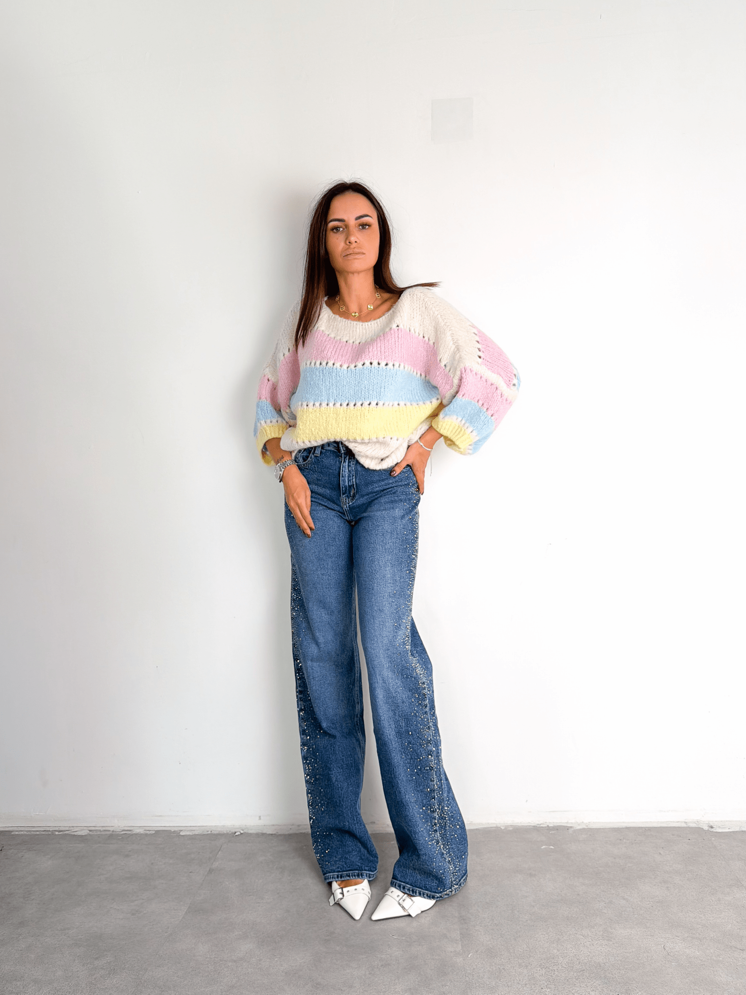 Pull Colorful - Panna - SAINTH