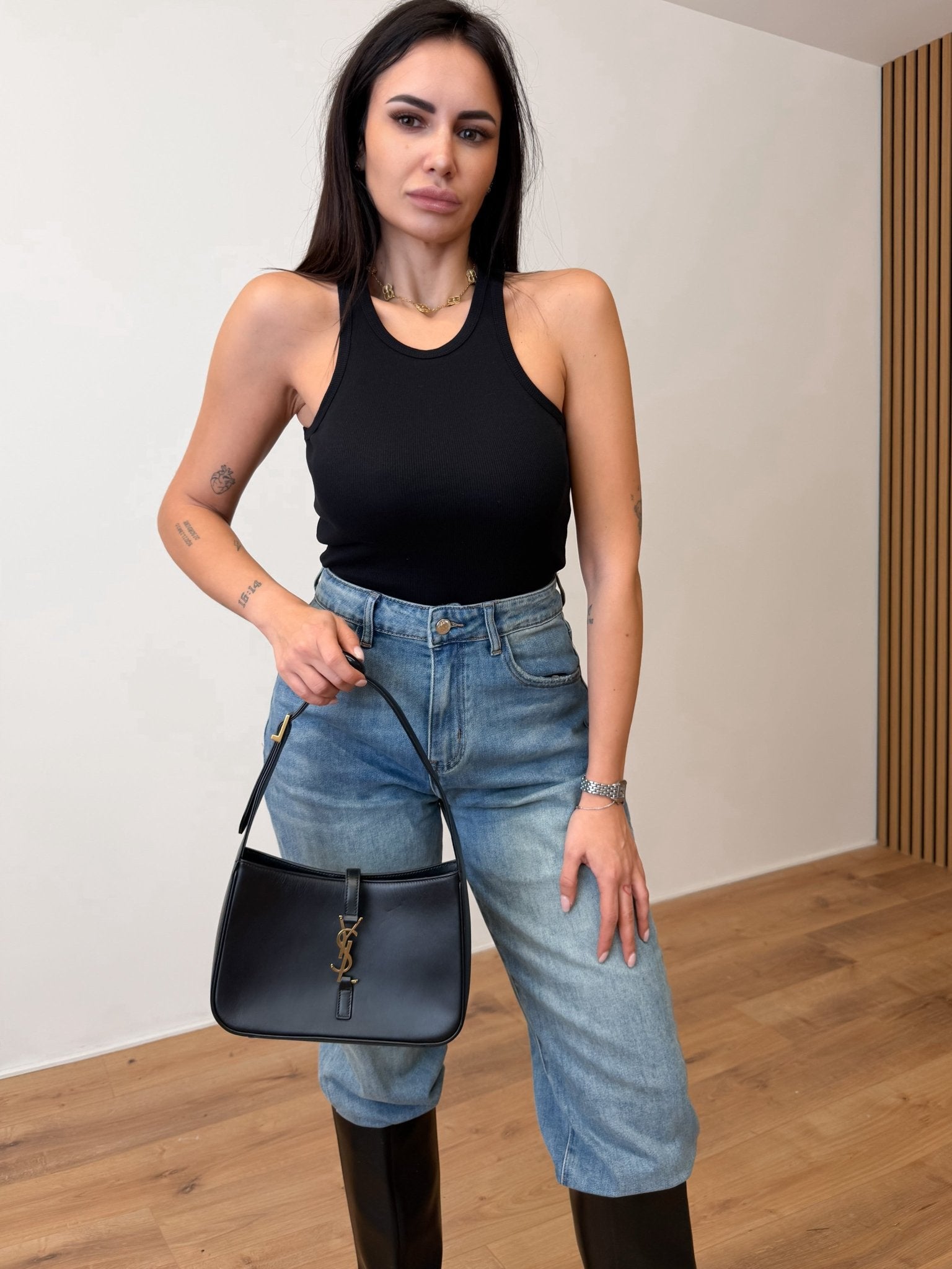 Canotta Crop - Nera - SAINTH