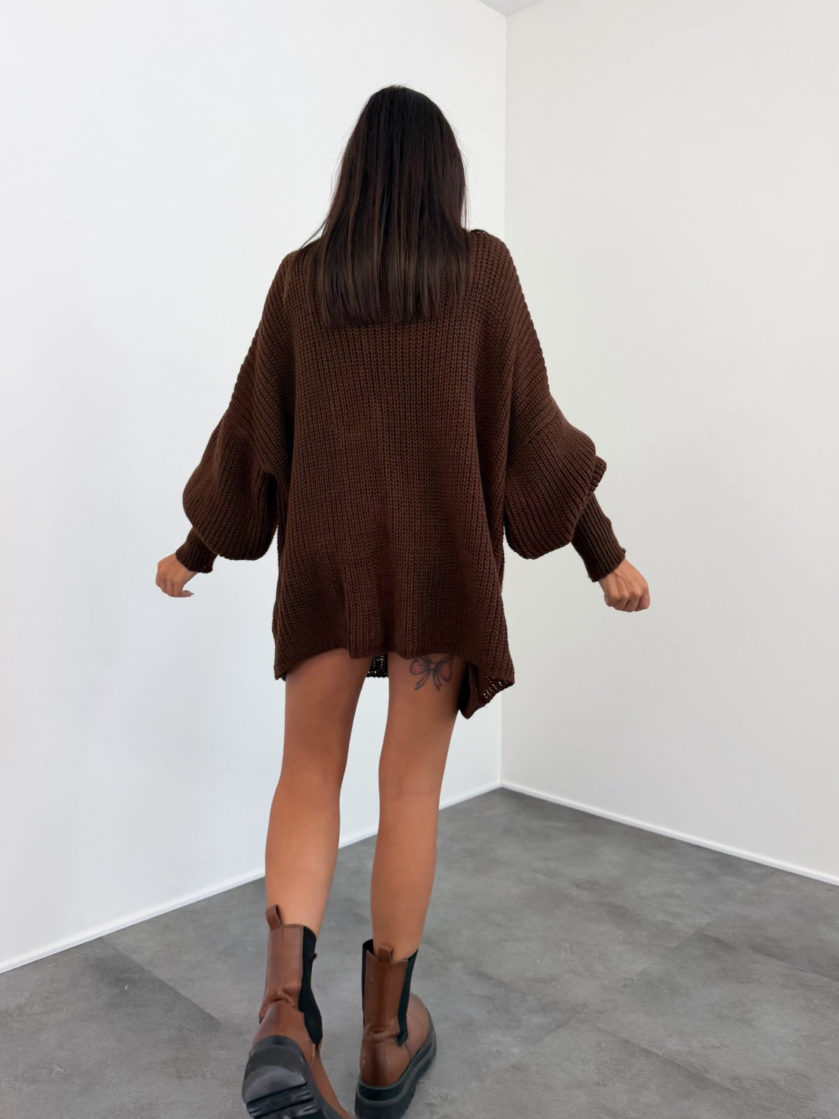 Maxi Cardigan - Marrone - SAINTH