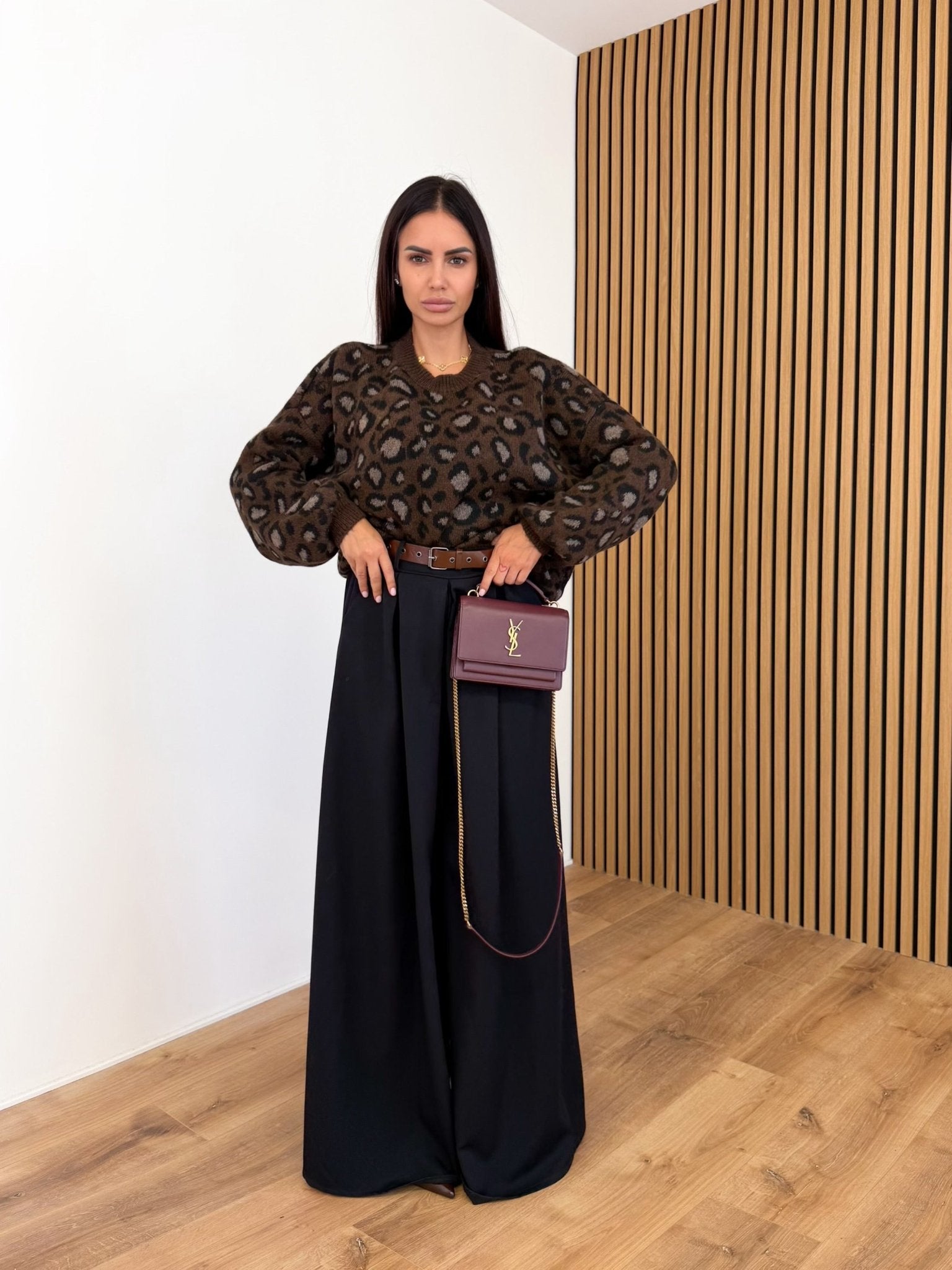 Pantalone Maxi - Nero - SAINTH