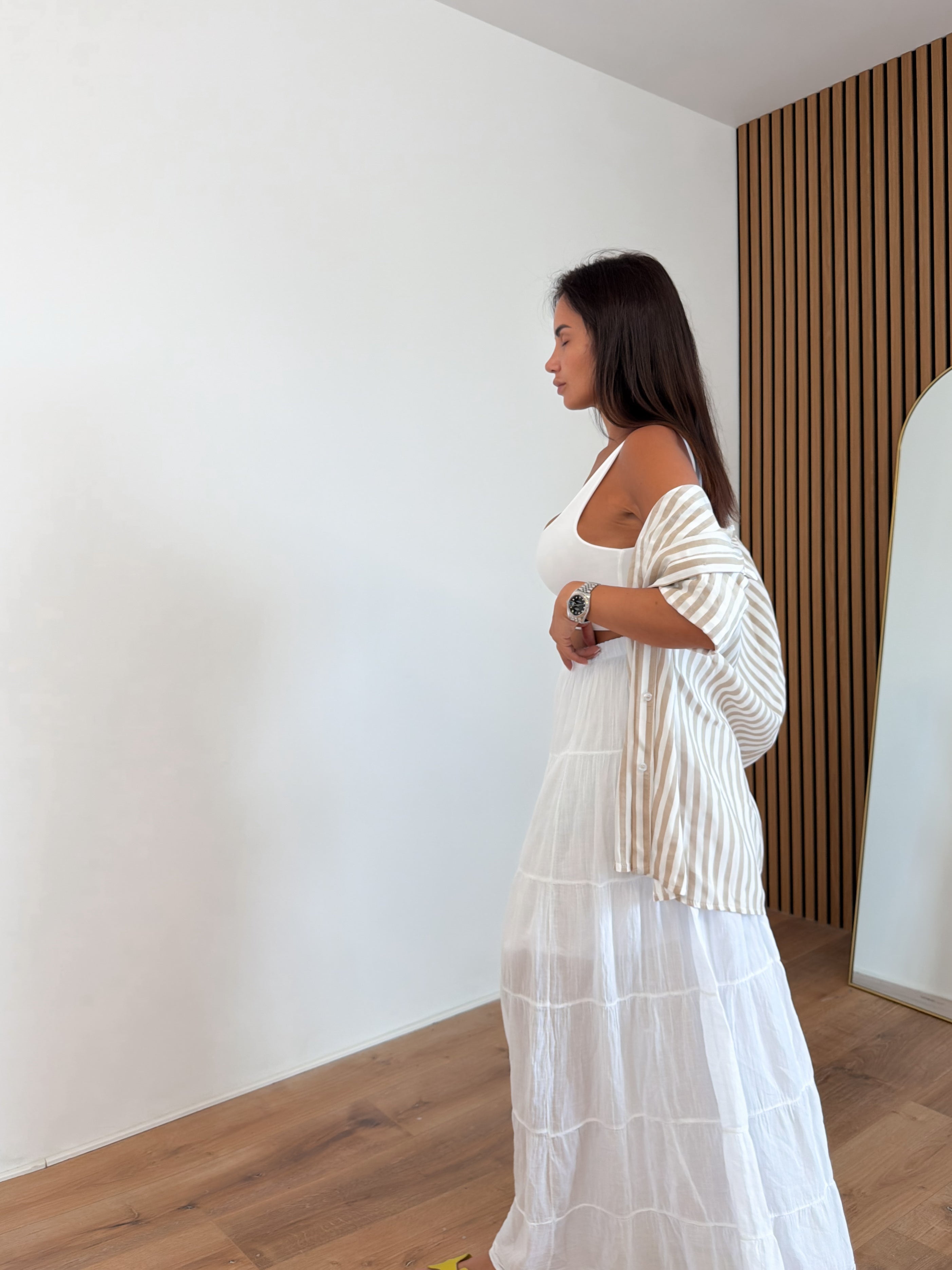 Camicia Stripe - Beige