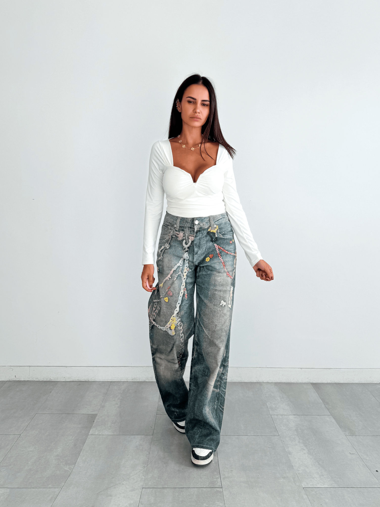 Maglietta Miss - Bianca - SAINTH