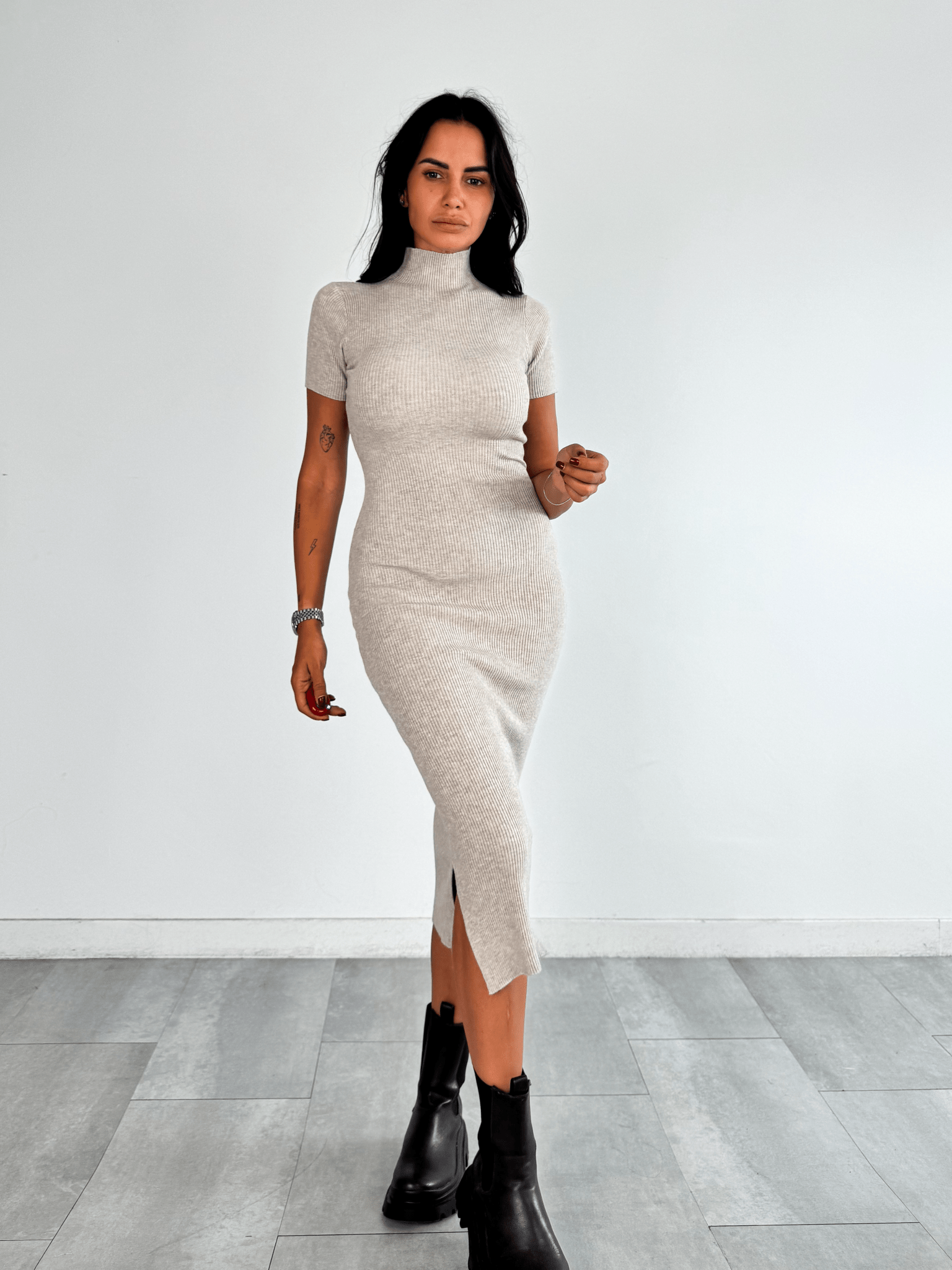 Abito Pull Tender - Beige - SAINTH