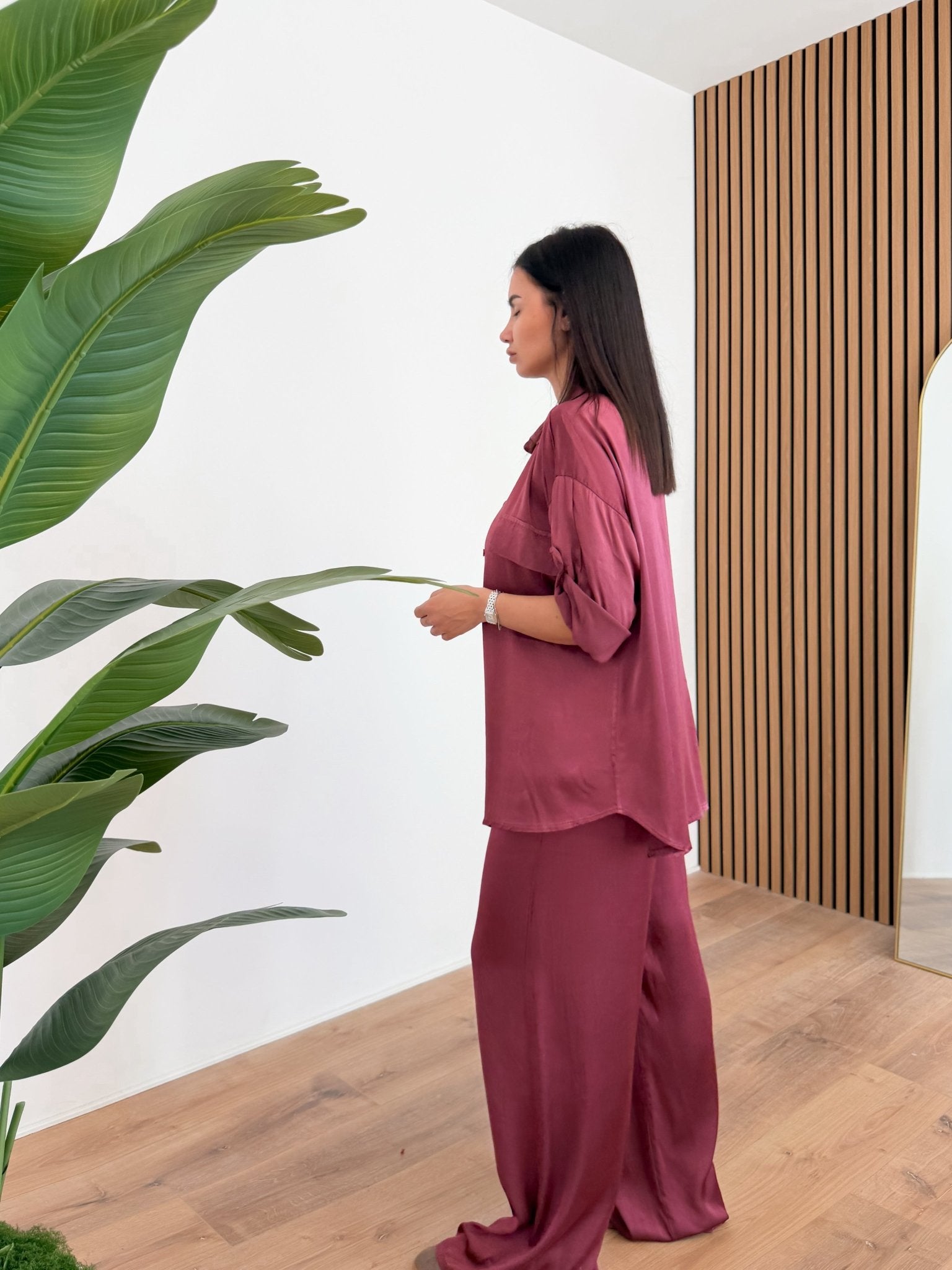 Camicia Breeze - Bordeaux - SAINTH