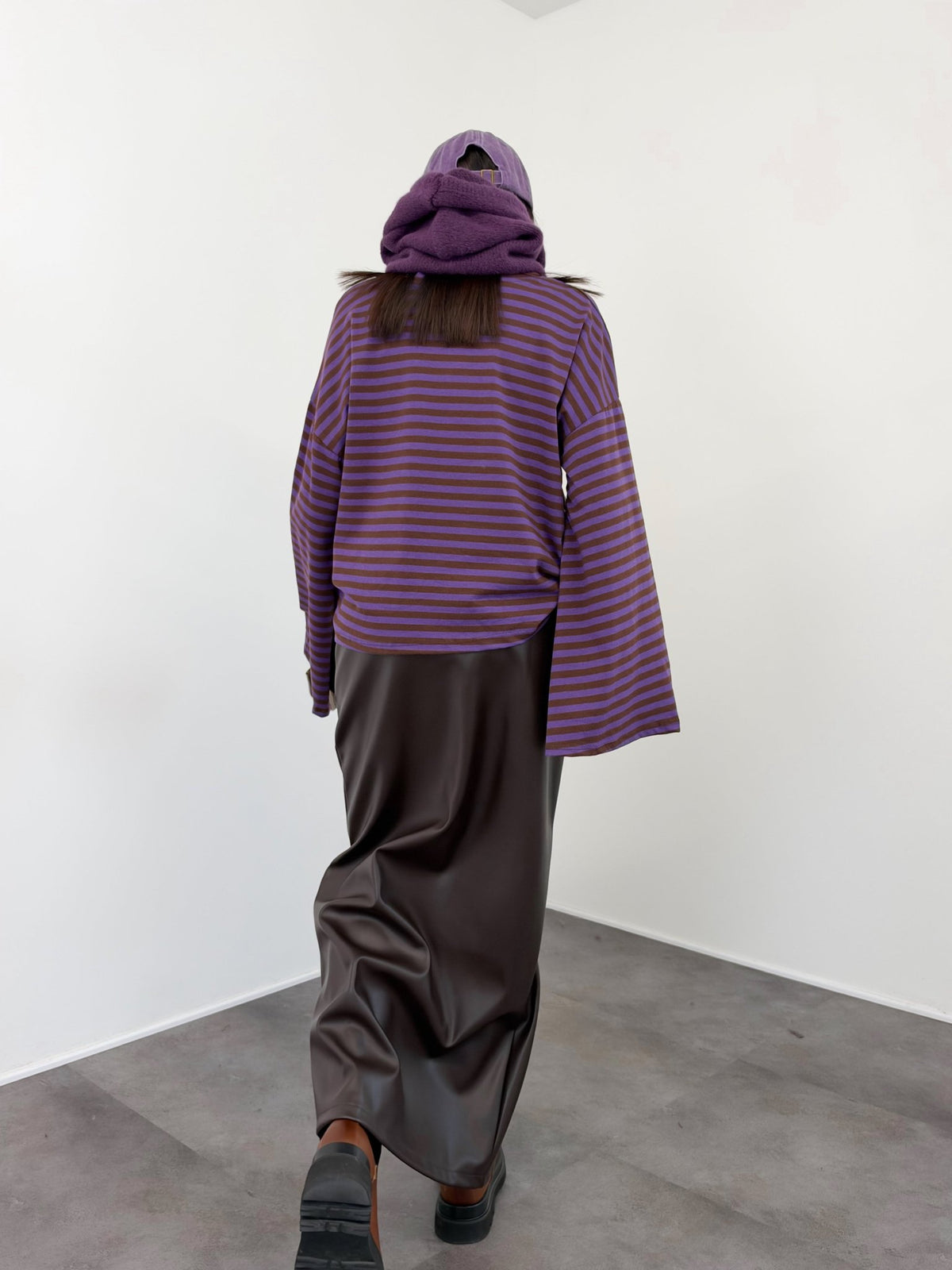 Gonna Clotilde - Marrone - SAINTH