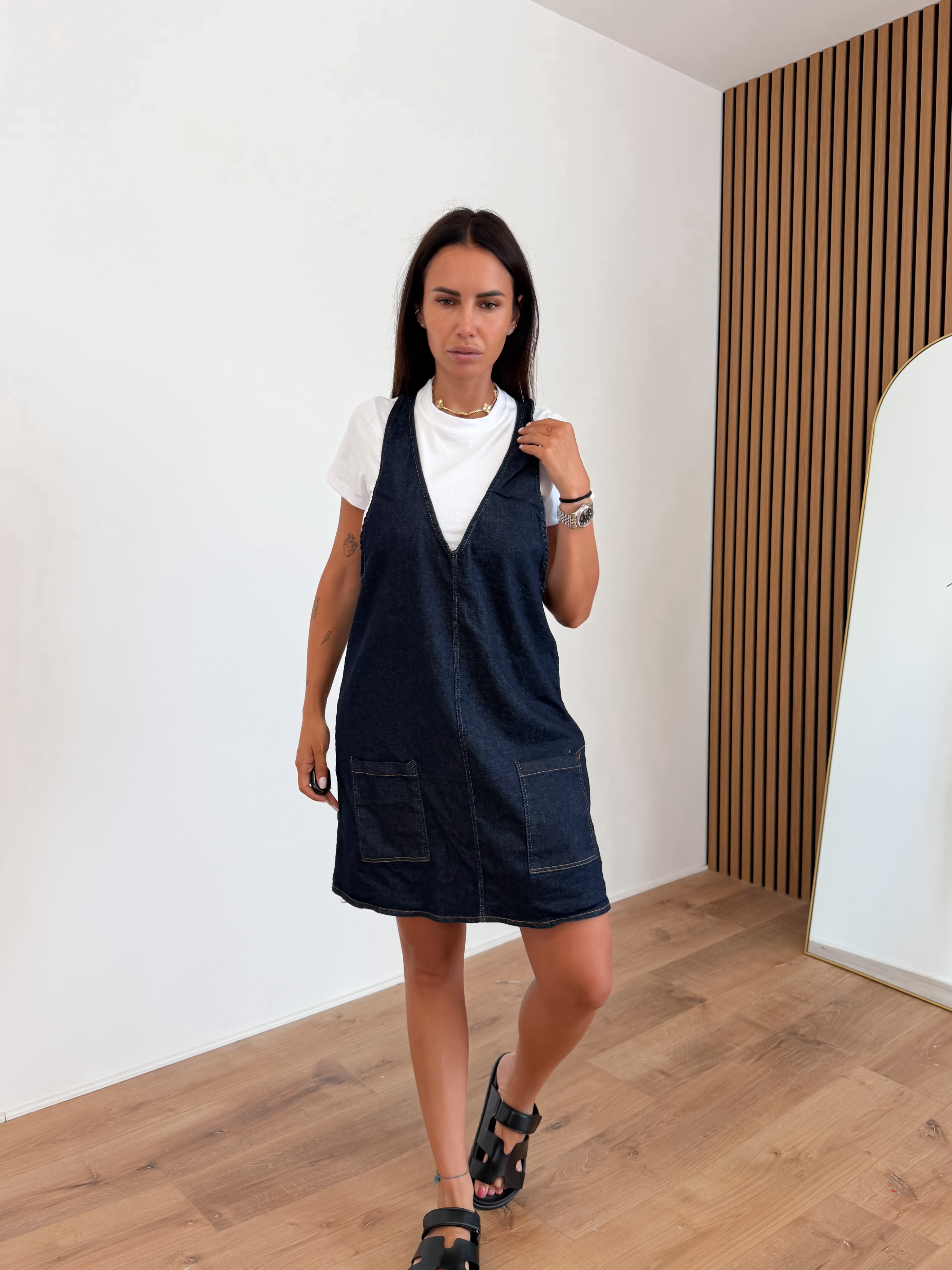 Salopette + Maglia - Denim