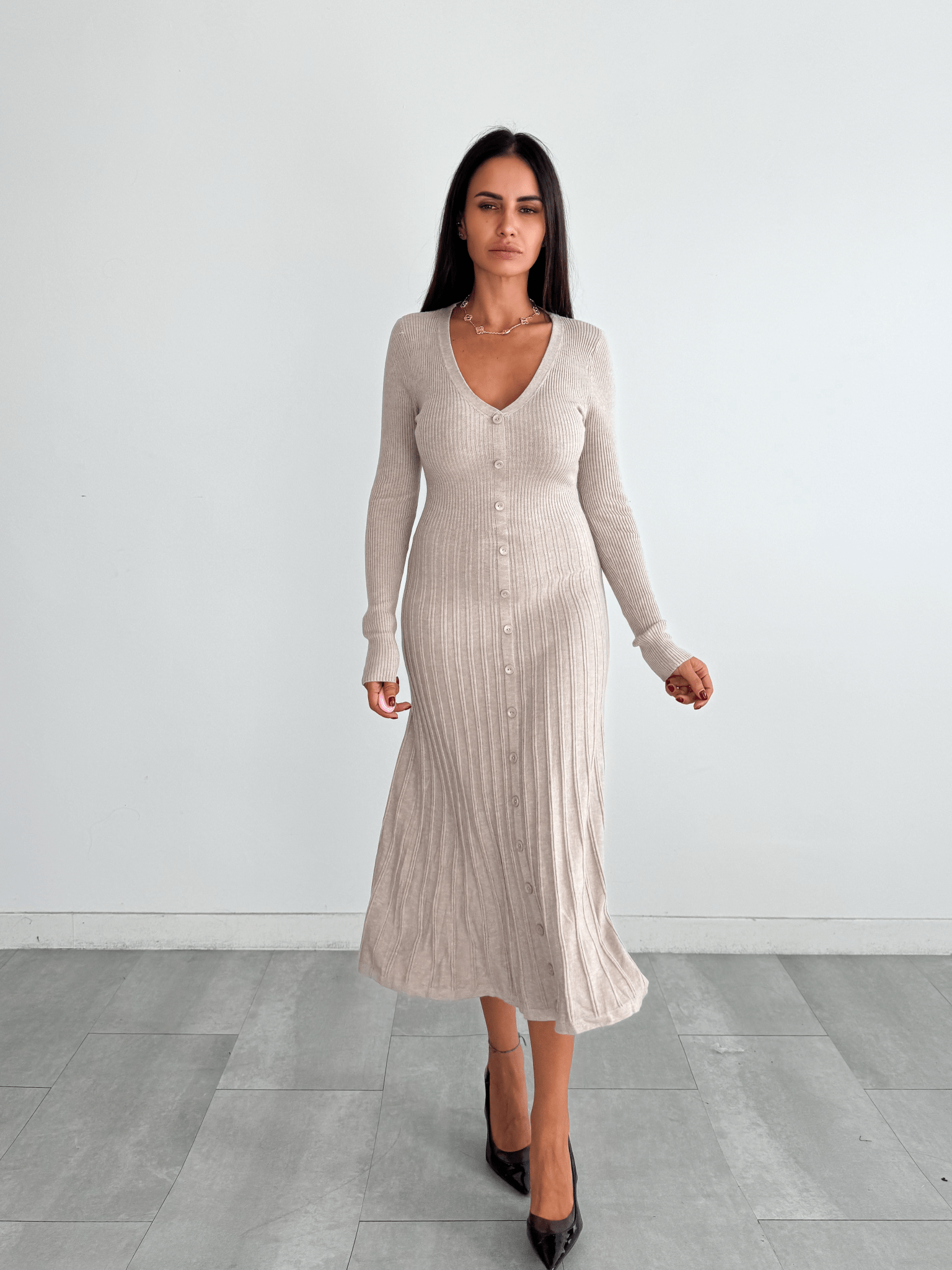 Abito Campanella - Beige - SAINTH