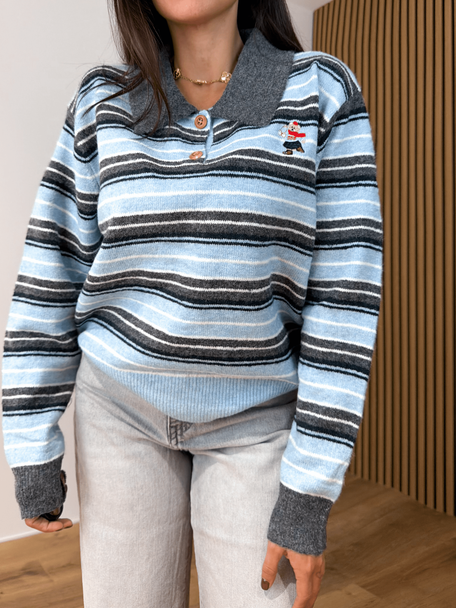 Pull Orsetto - Celeste - SAINTH