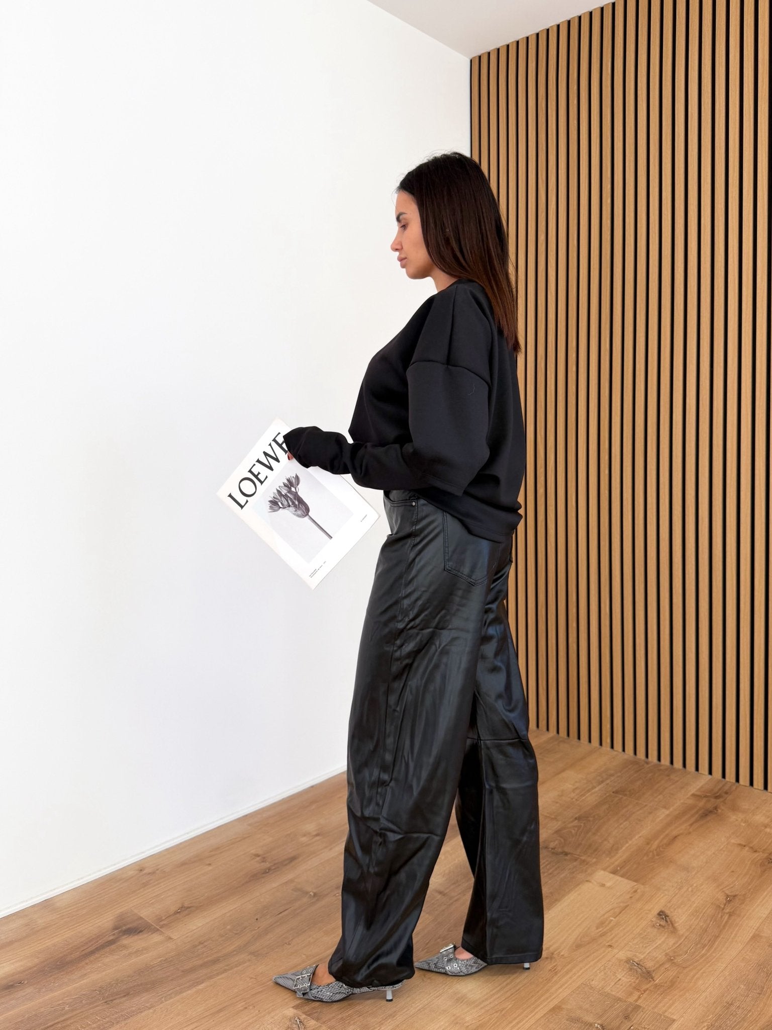 Maxi Maglia Doppia Manica - Nera - SAINTH