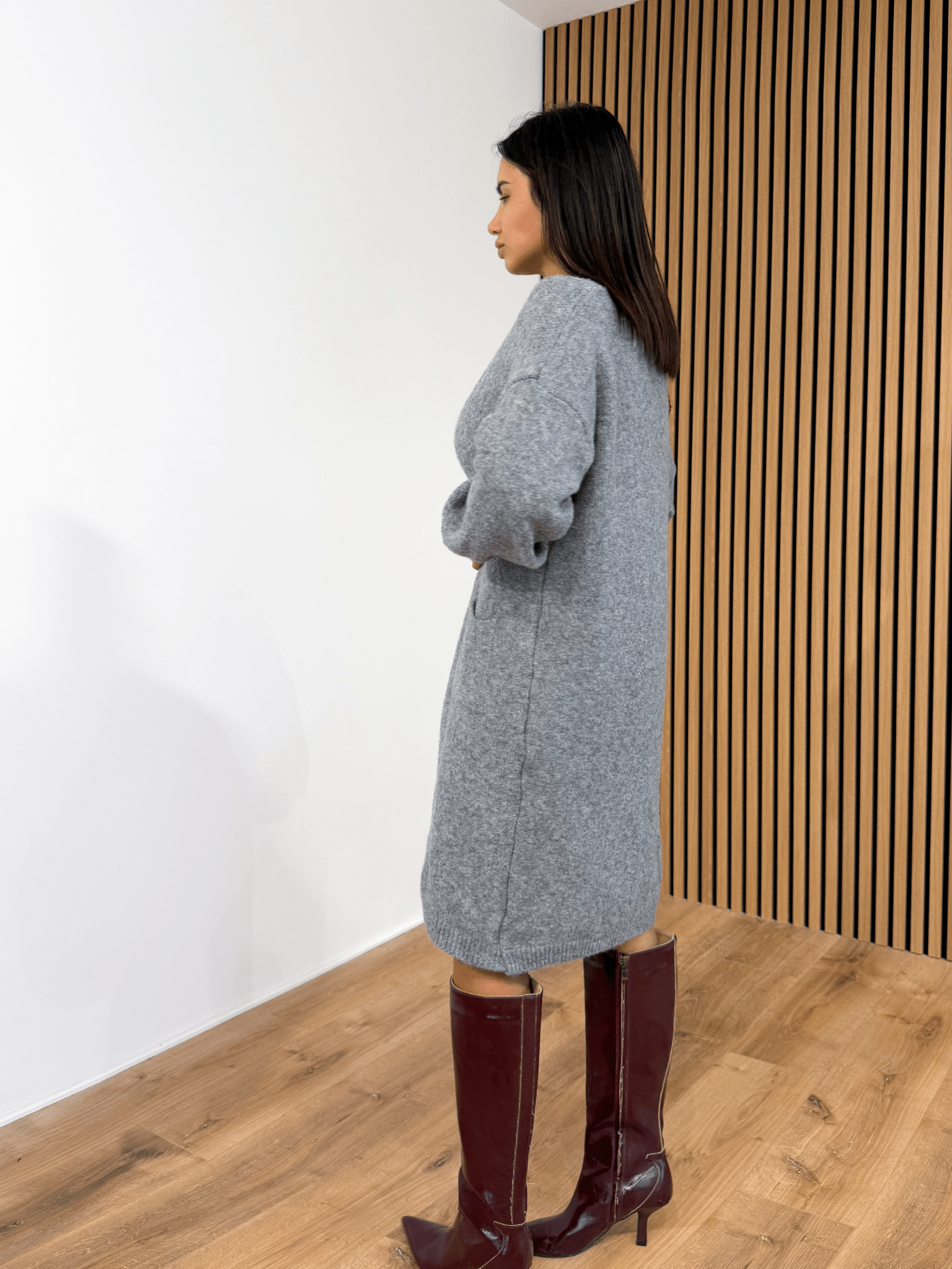 Cardigan Cocoon - Grigio - SAINTH