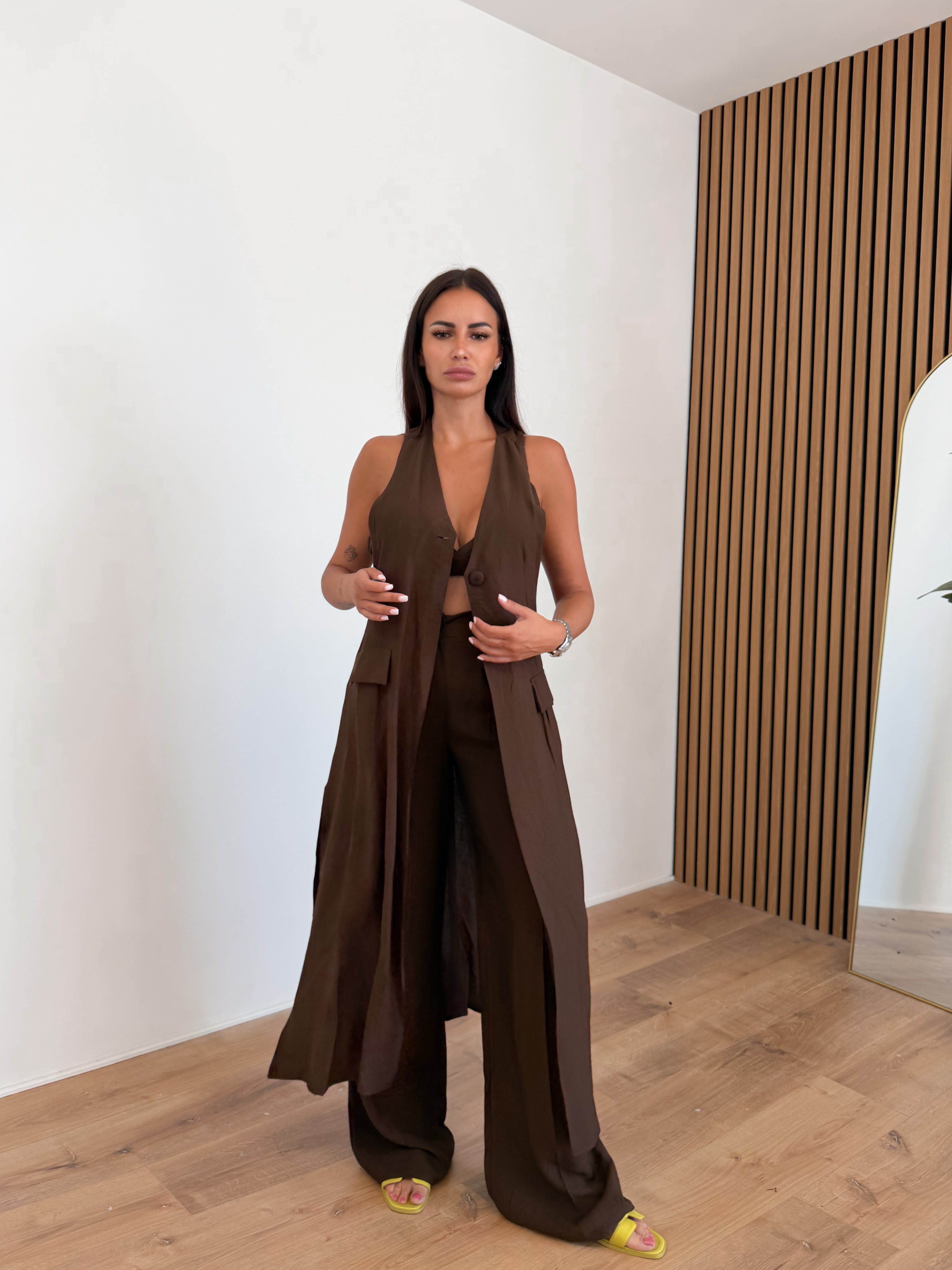 Coordinato Tris Medea - Marrone