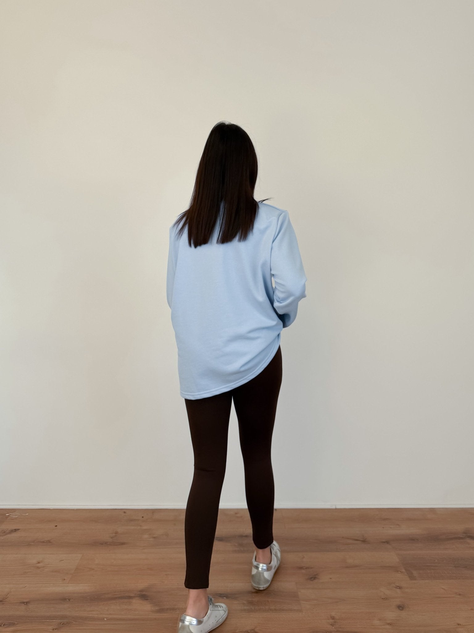 Felpa Maxi Spalla - Celeste - SAINTH