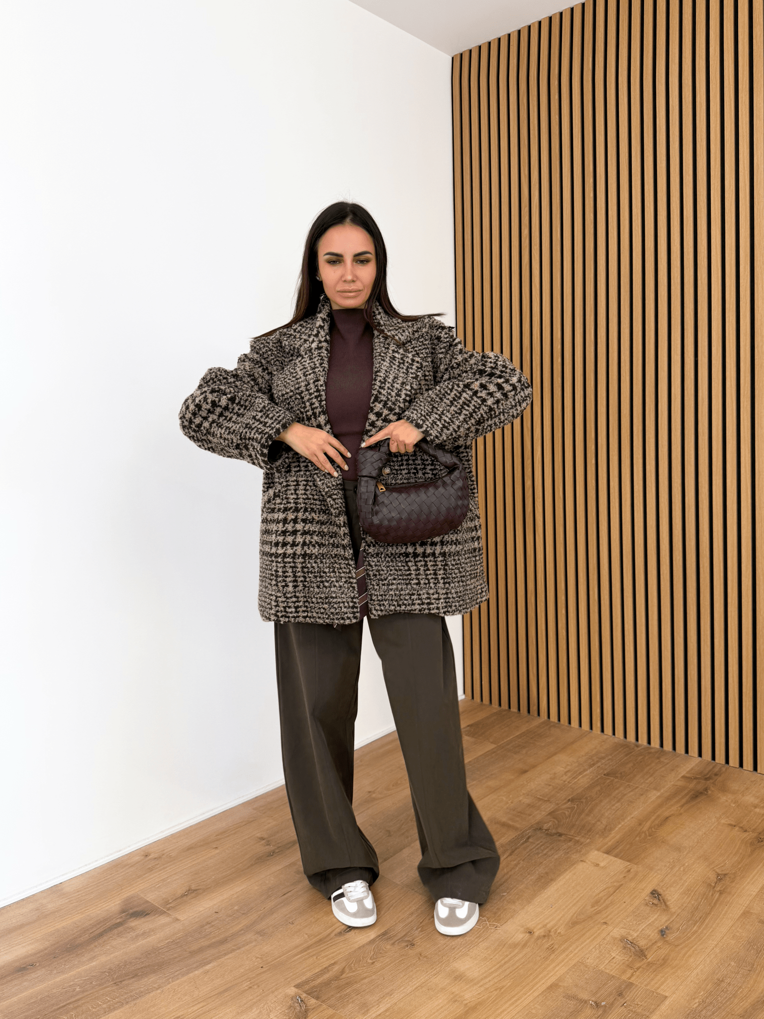 Cappotto Bouclè - Marrone - SAINTH