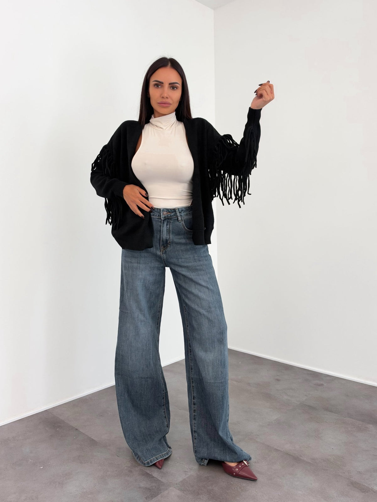 Cardigan Nappine - Nera - SAINTH