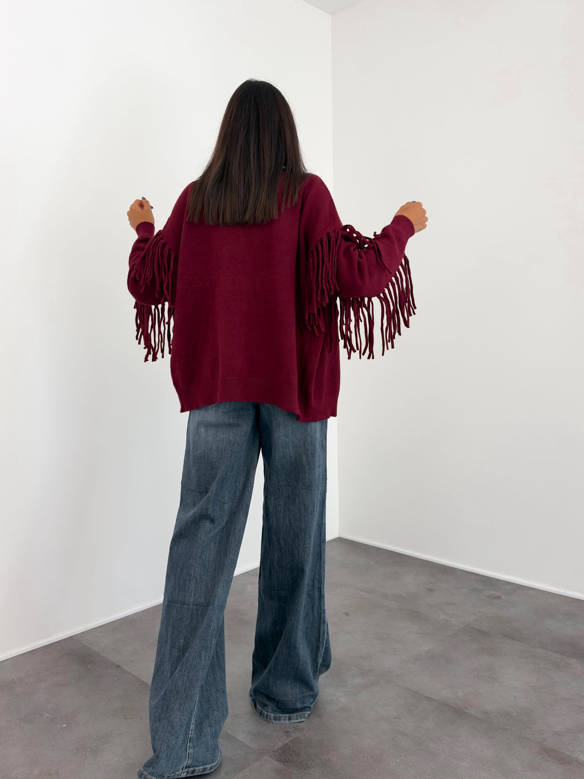 Cardigan Nappine - Bordeaux