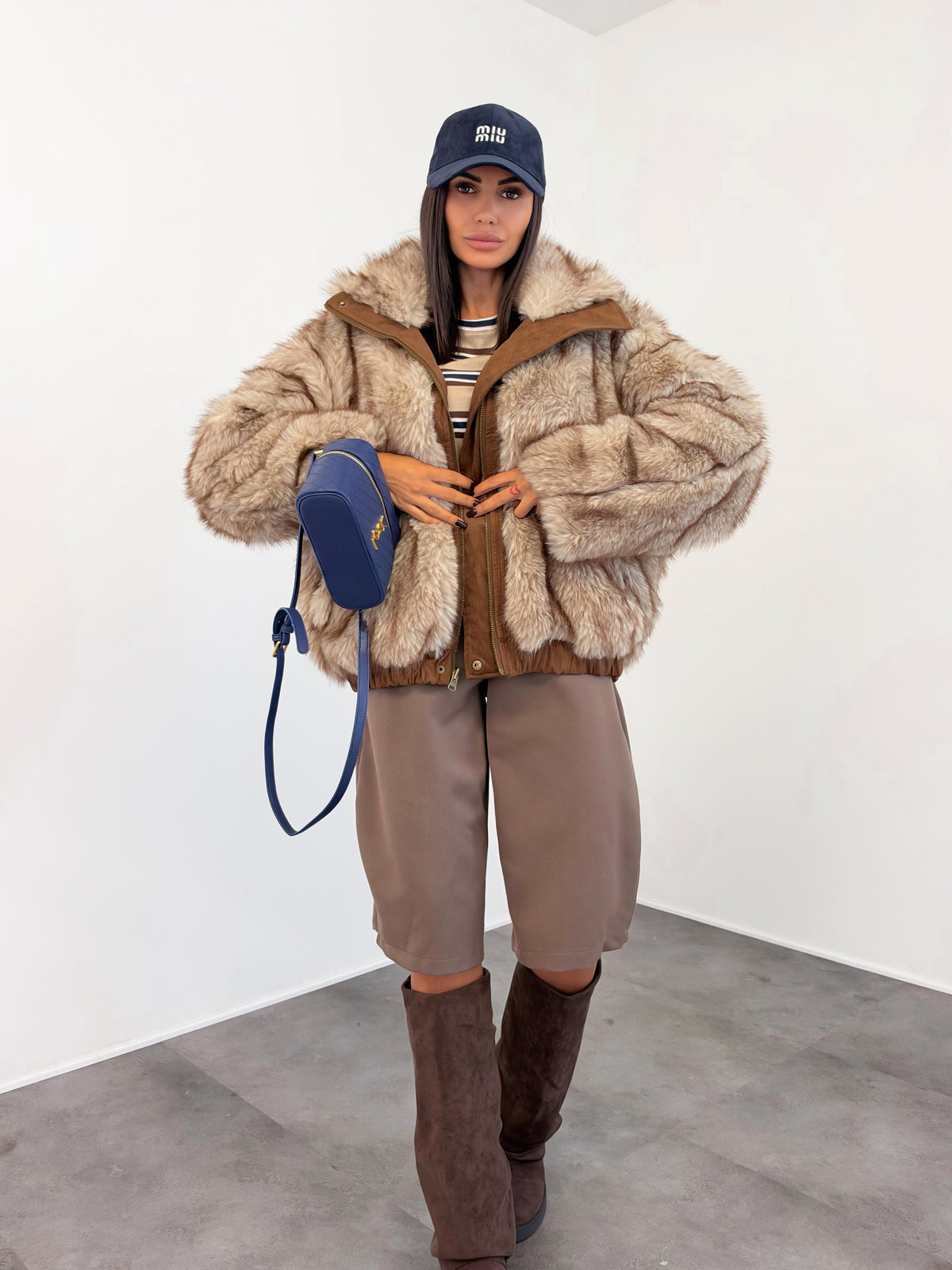 Giacca Switch Double Face - Camel