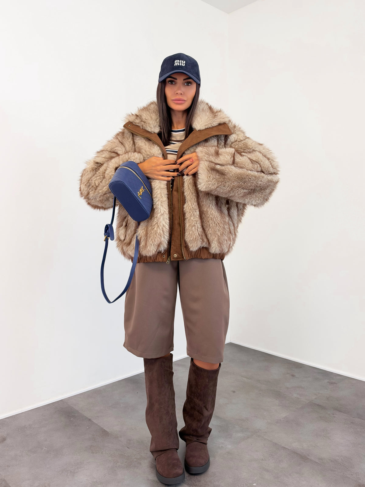 Giacca Switch Double Face - Camel