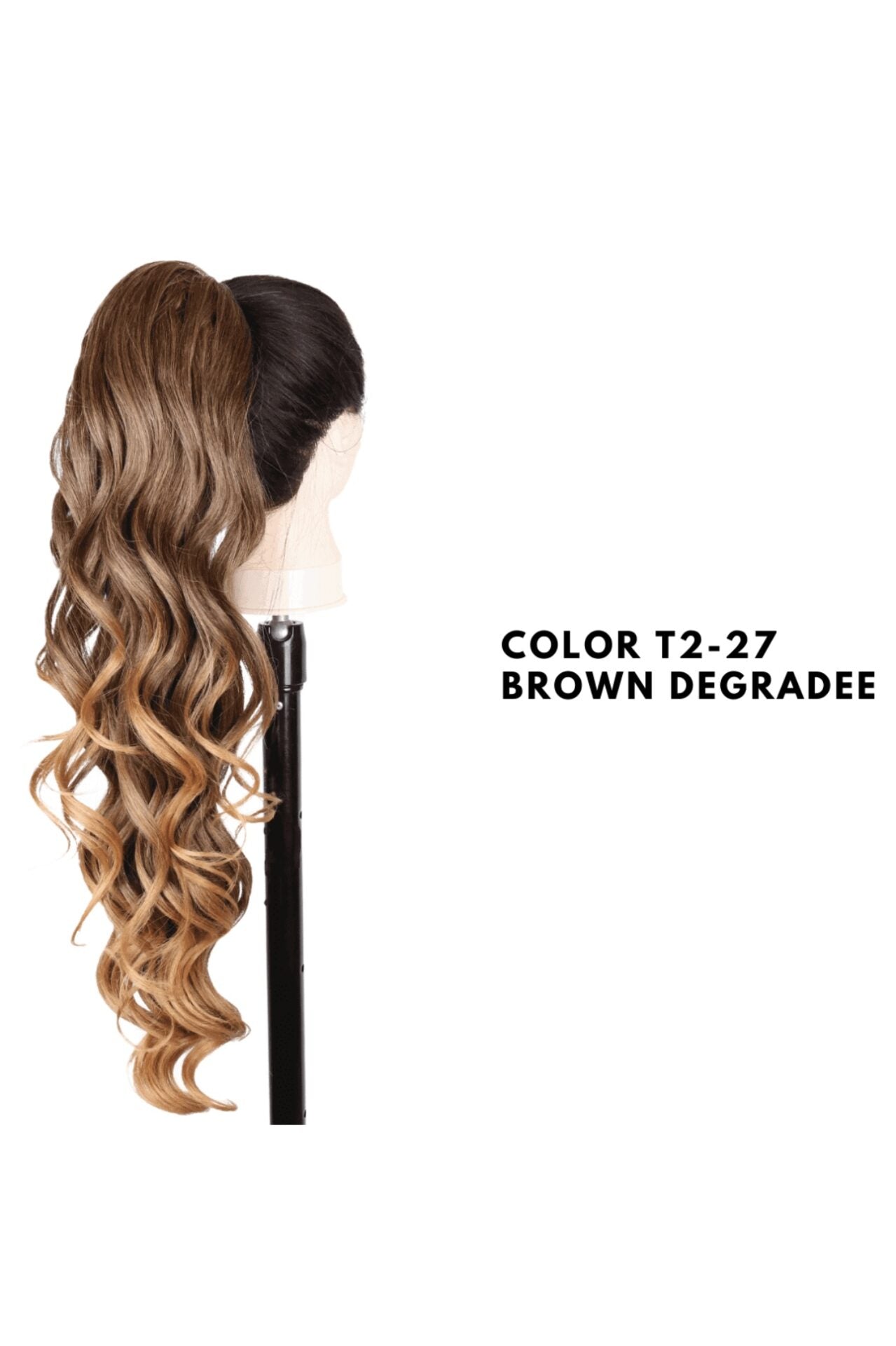 Coda Effetto Onda - Degradé Castano - SAINTH