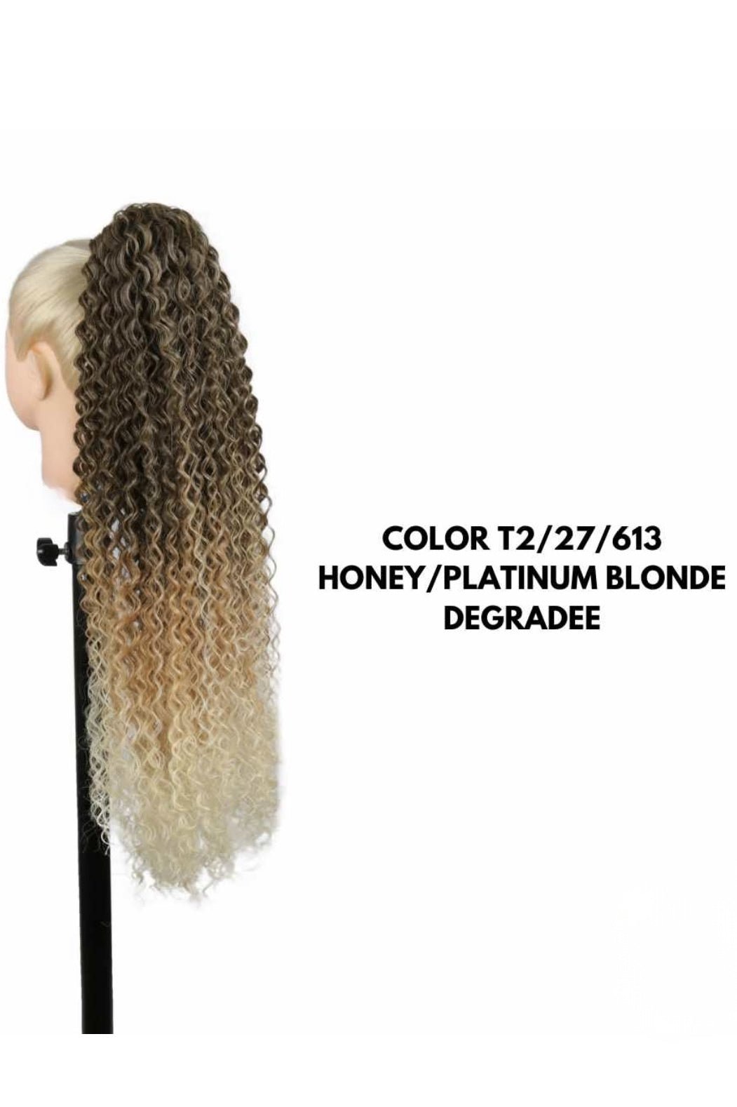 Coda Effetto Afro - Degradé Biondo Platino - SAINTH