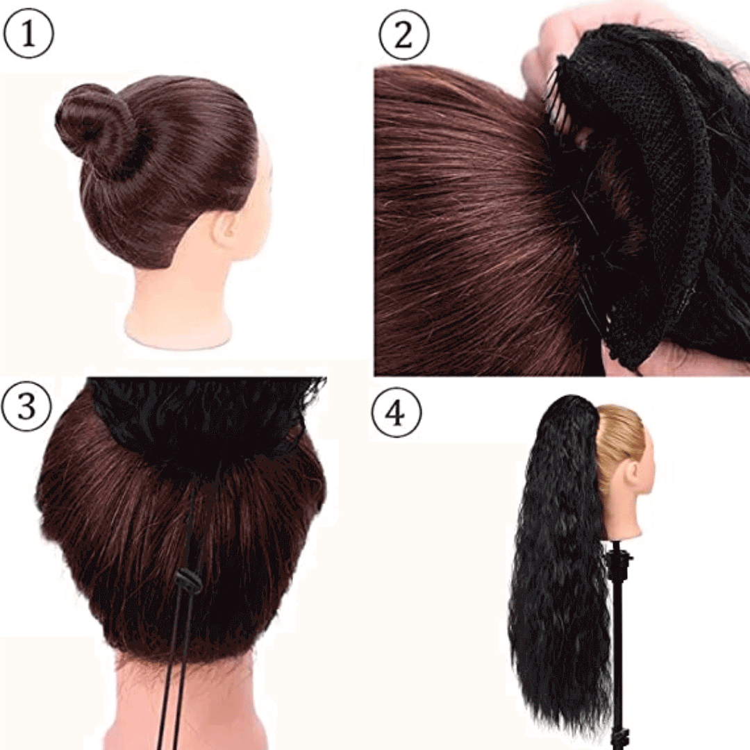 Coda Effetto Afro - Degradé Biondo Platino - SAINTH