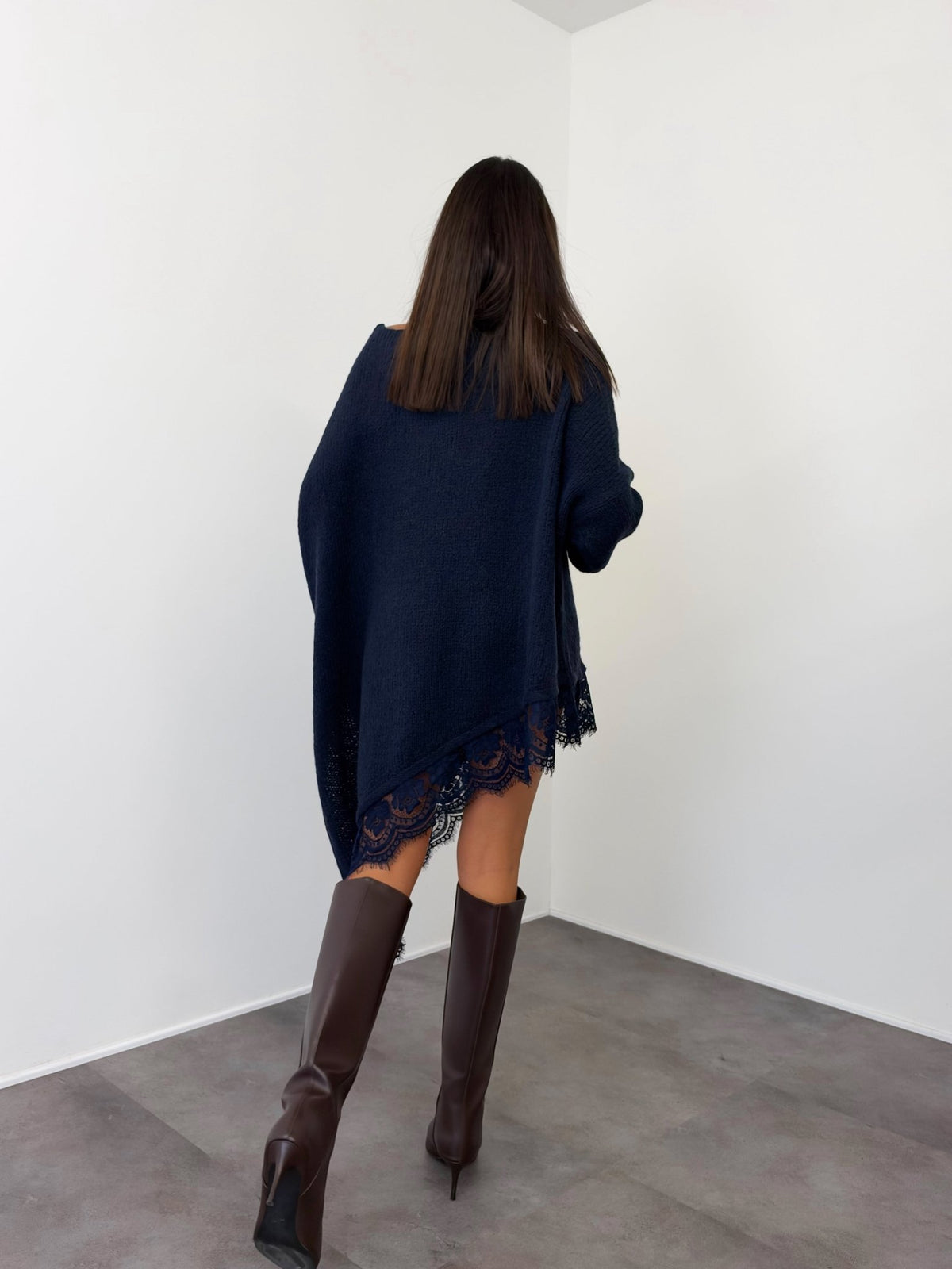 Abito Pull Vertice - Blu - SAINTH