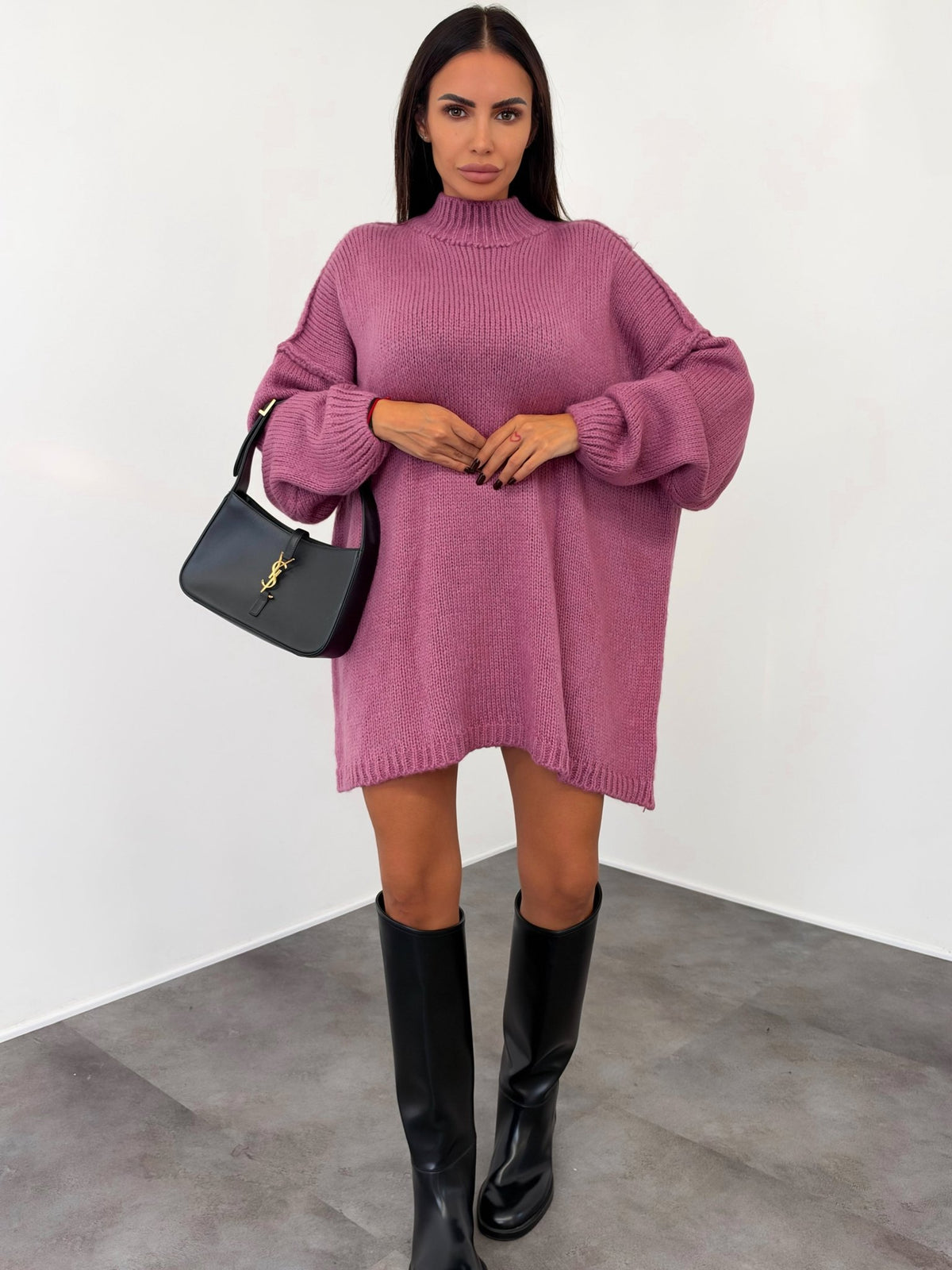 Maxi Pull Ocean - Ciclamino - SAINTH