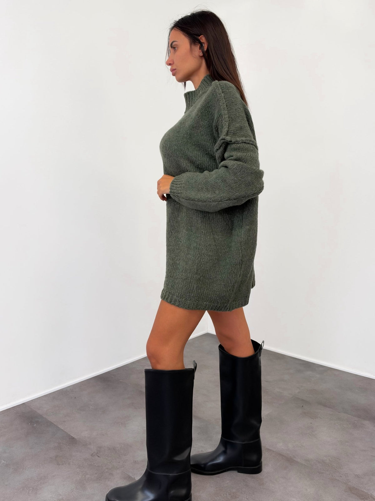 Maxi Pull Ocean - Army Green - SAINTH