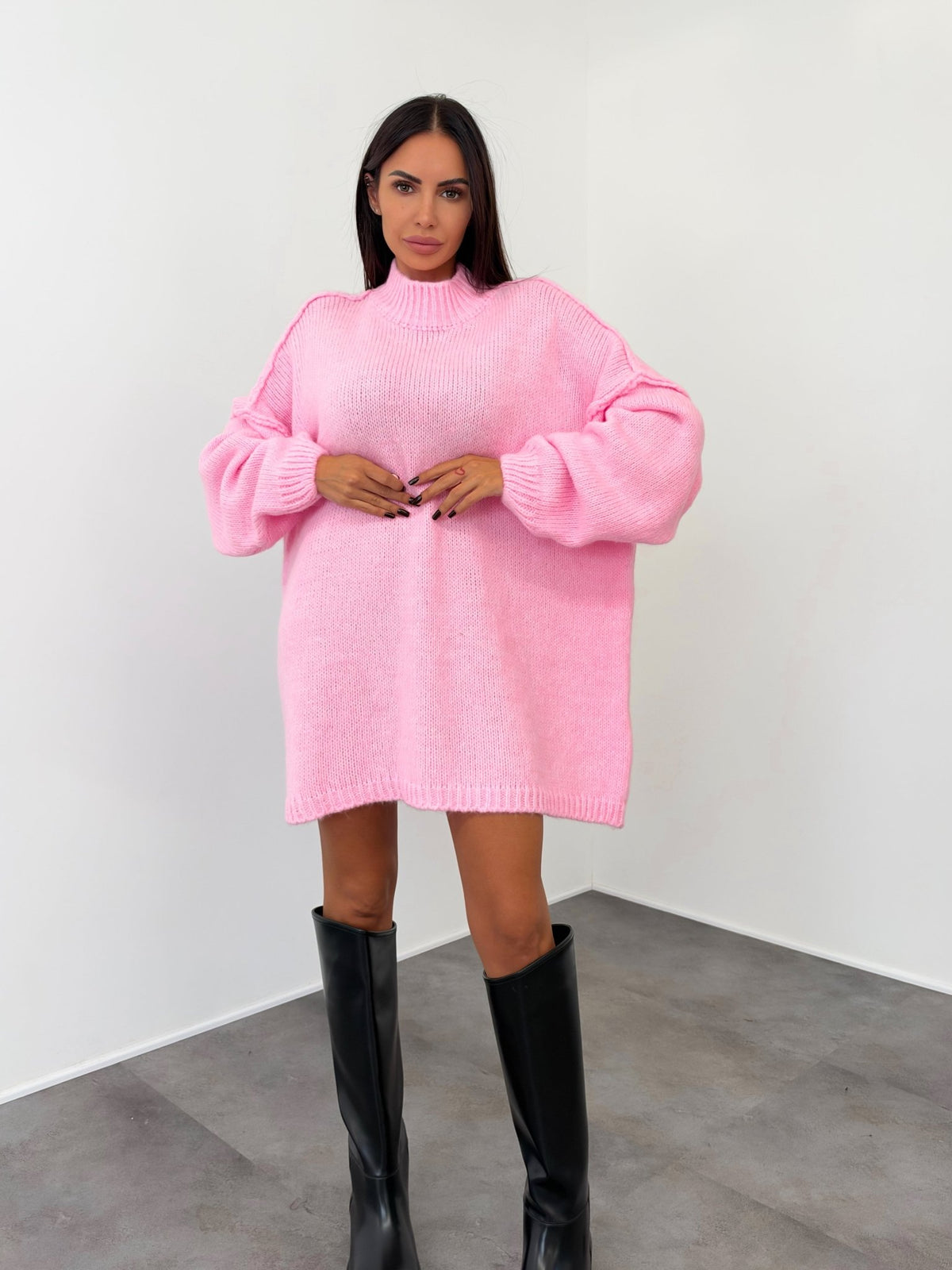 Maxi Pull Ocean - Baby Pink - SAINTH