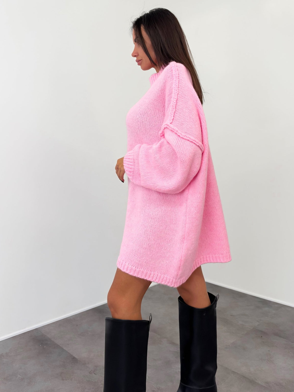 Maxi Pull Ocean - Baby Pink - SAINTH