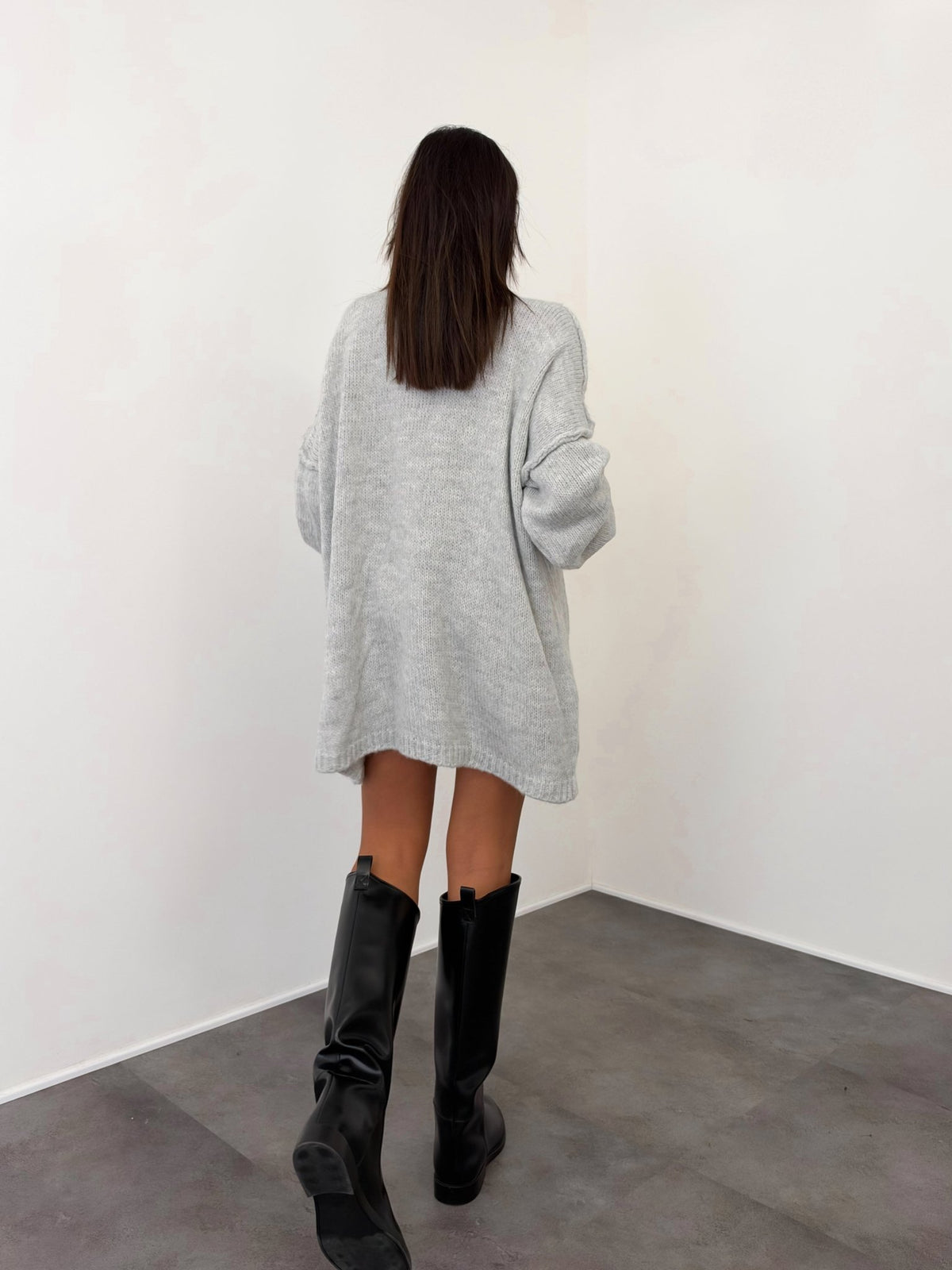 Maxi Pull Ocean - Grigio Chiaro - SAINTH