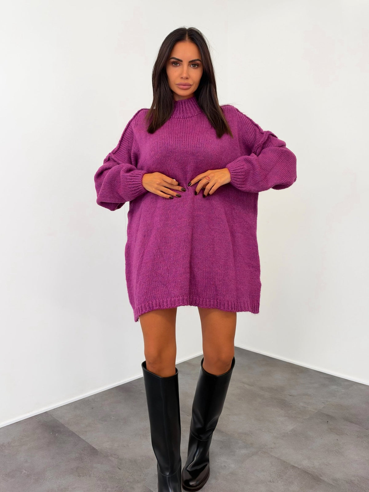 Maxi Pull Ocean - Magenta - SAINTH