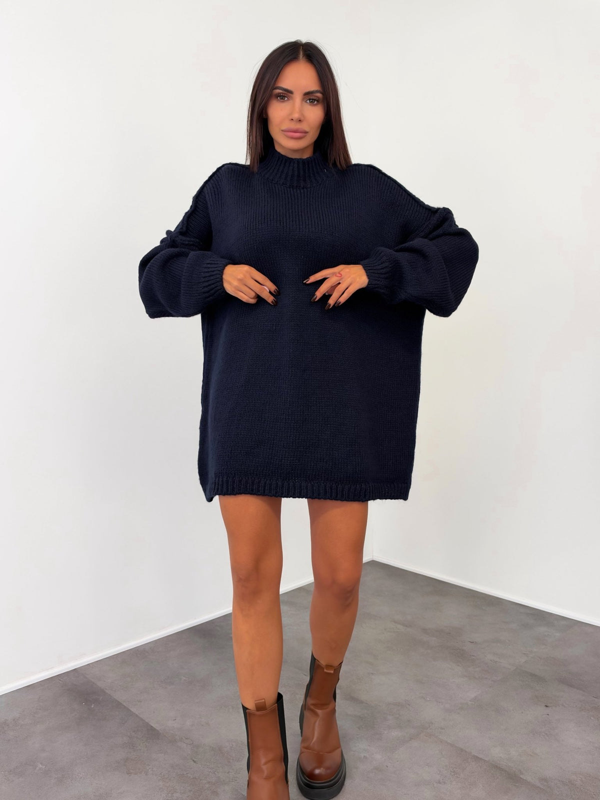 Maxi Pull Ocean - Blu - SAINTH