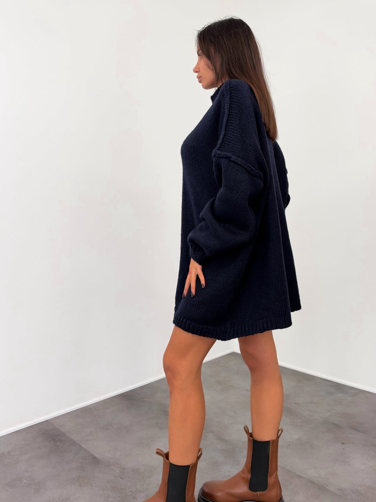 Maxi Pull Ocean - Blu - SAINTH