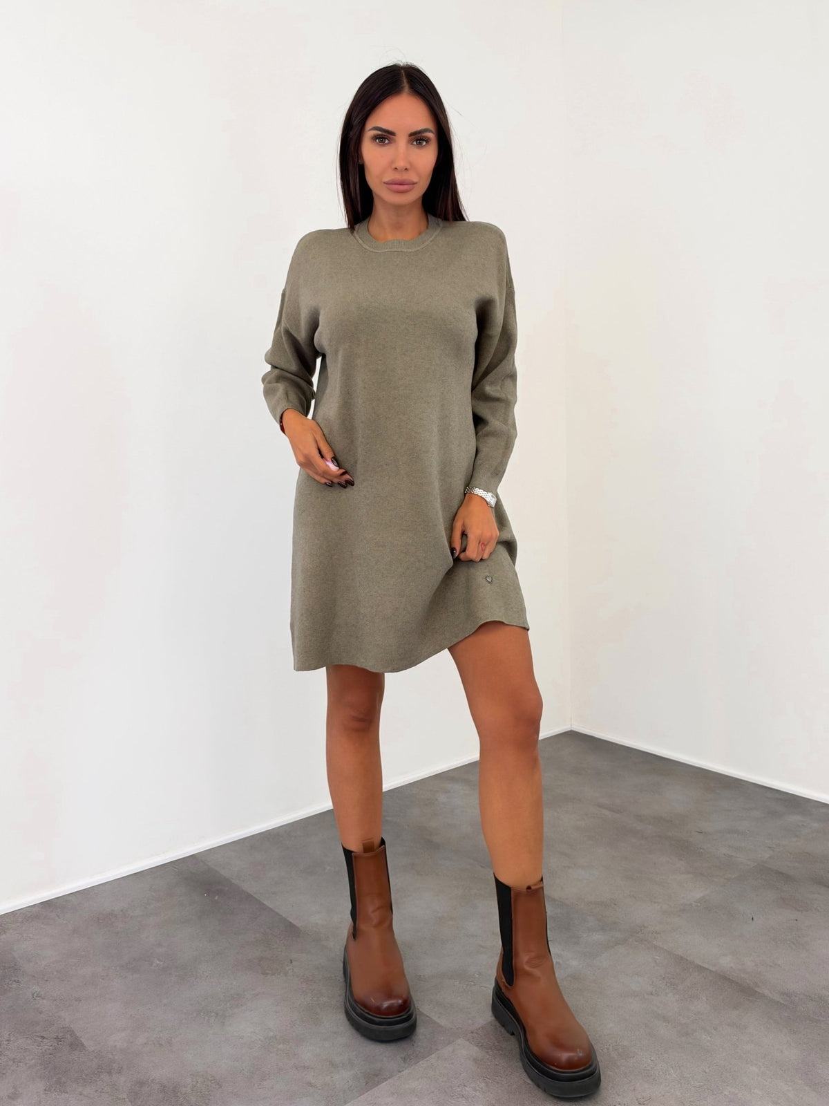 Abito Pull Margot - Army Green - SAINTH