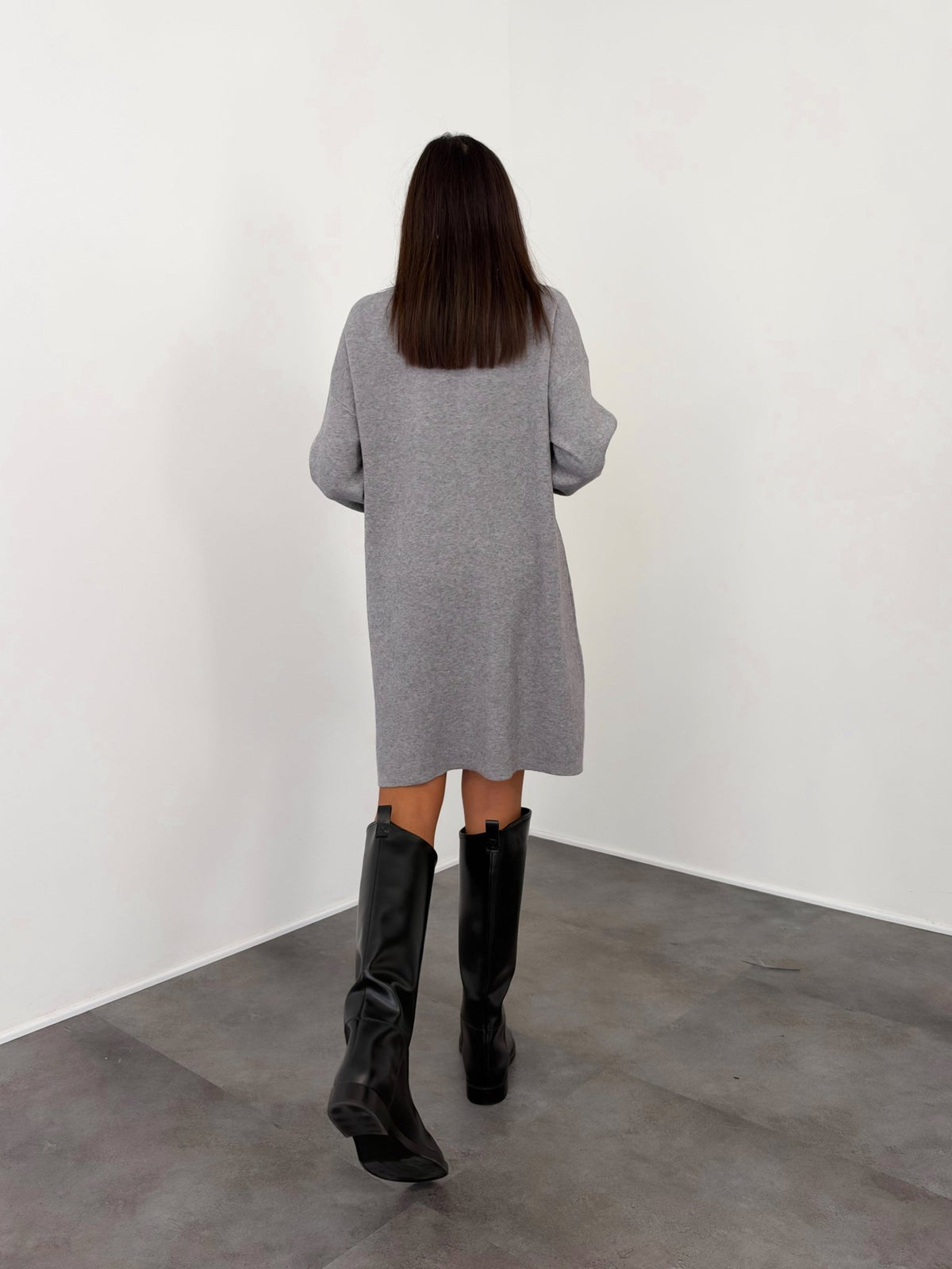 Abito Pull Margot - Grigio - SAINTH