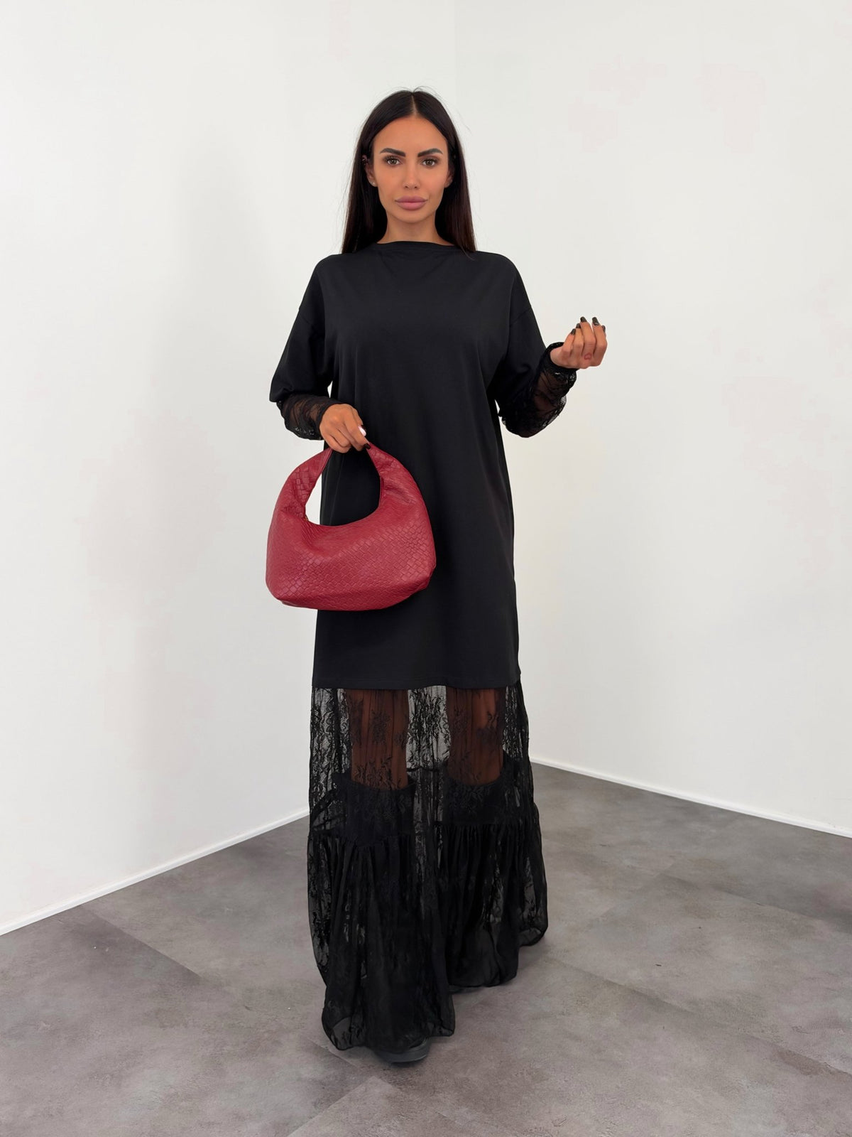 Abito Arabesque - Nero - SAINTH